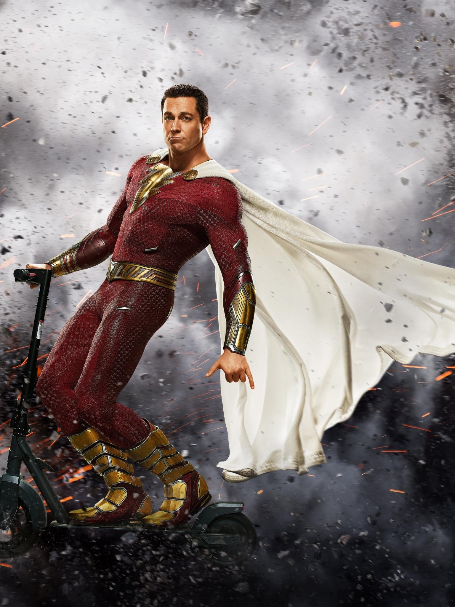 1536x2048 Shazam! The Fury of the Gods Wallpaper 4K, 2023 Movies, Shazam Movies