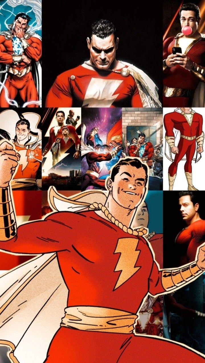 720x1273 Shazam wallpaper. Captain marvel shazam, Original captain marvel, Dc comics wallpaper