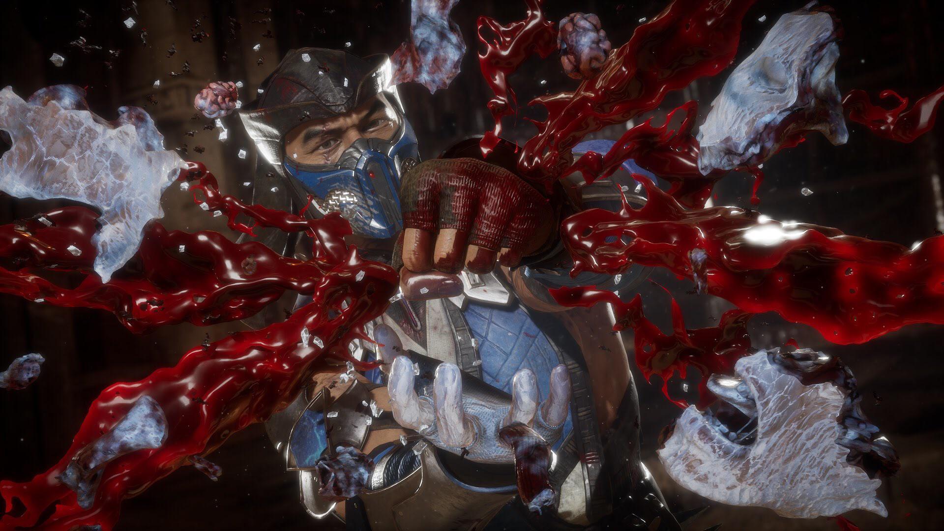 1920x1080 Maskless Bandana Sub Zero Doing This Fatality For Wallpaper Reasons