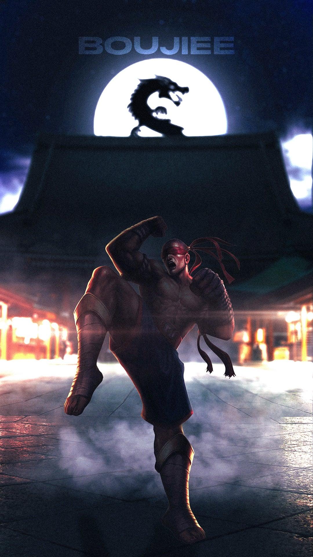 1080x1920 Made this Muay Thai Lee Sin wallpaper. Enjoy :D