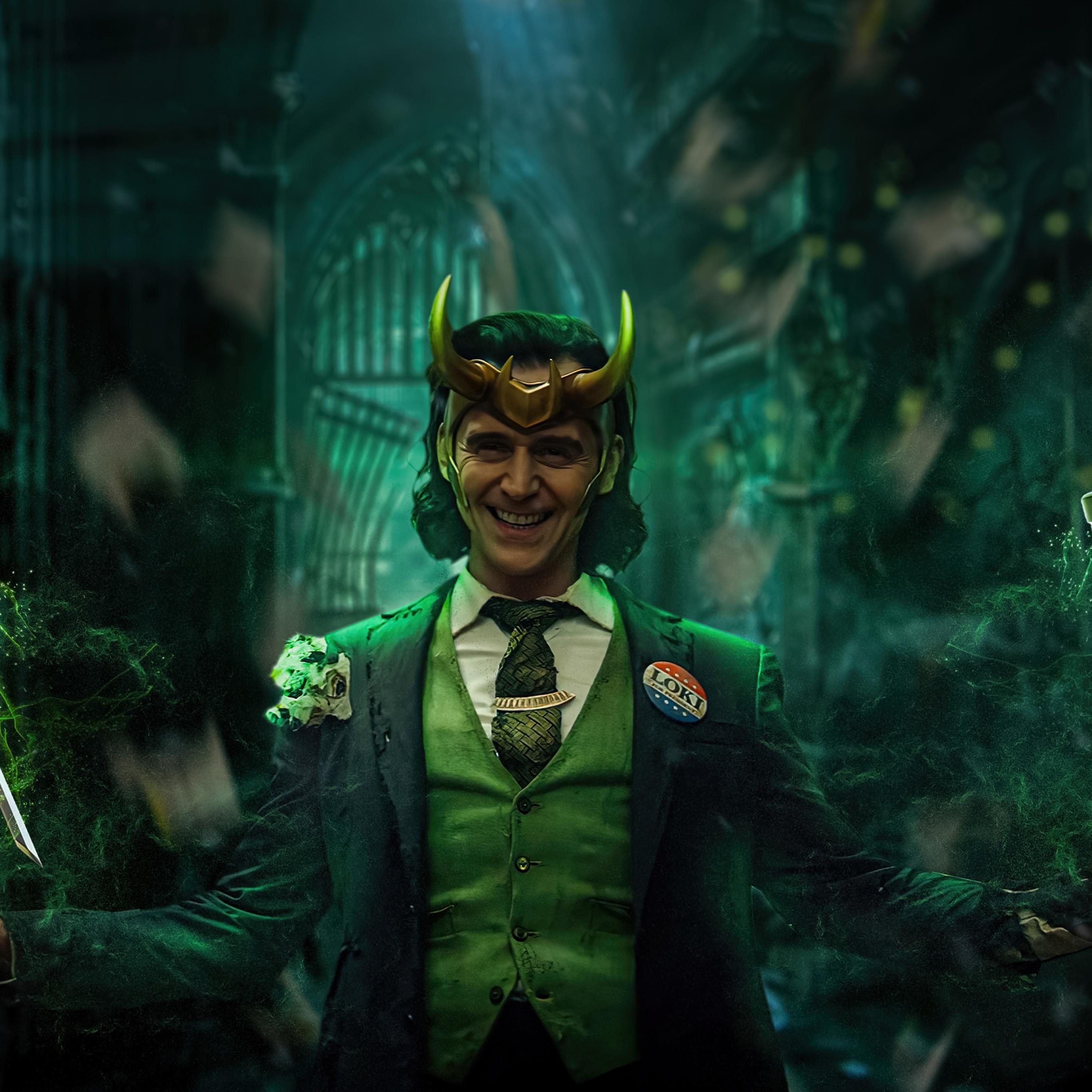 2732x2732 Loki Wallpaper 4K, Season TV series, Movies