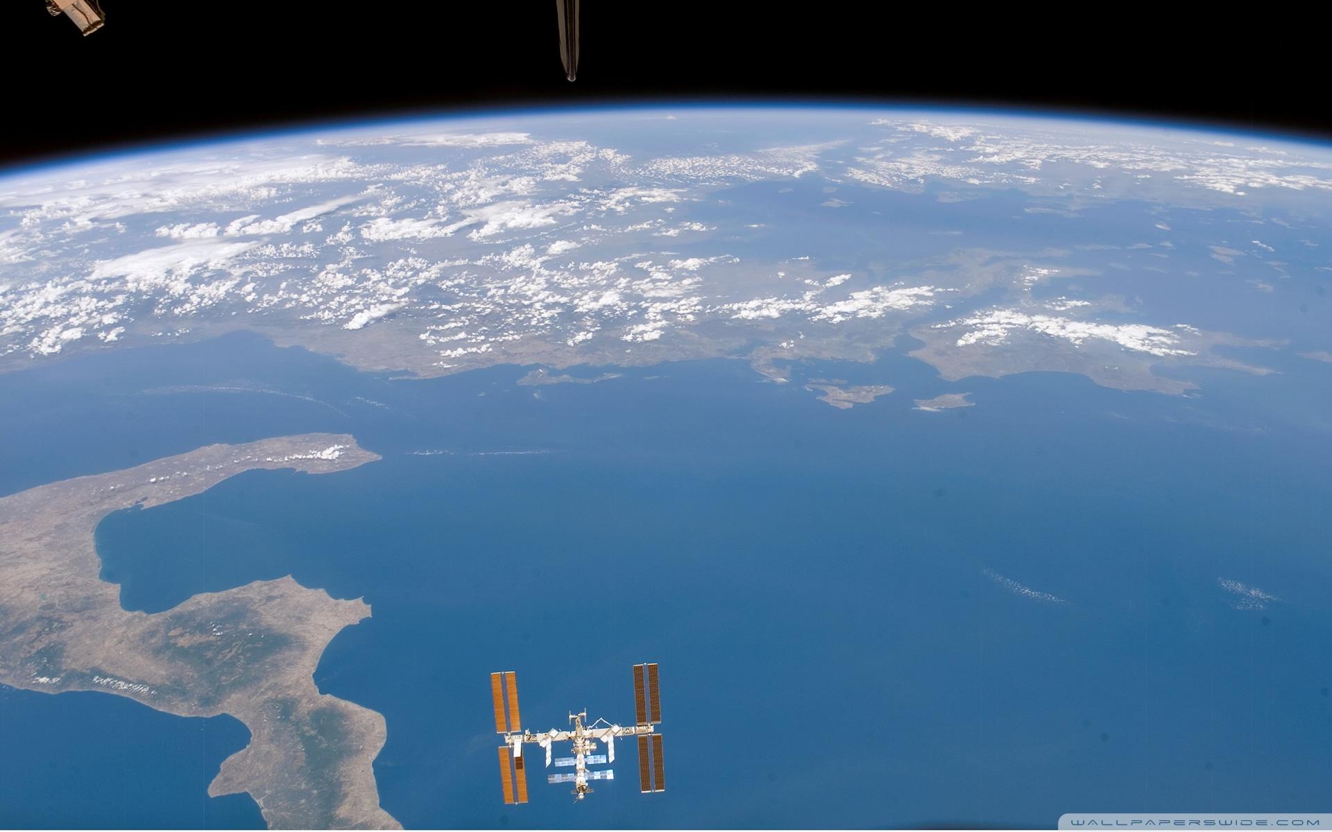 1920x1200 Satellite Above The Earth Ultra HD Desktop Background Wallpaper for 4K UHD TV : Widescreen & UltraWide Desktop & Laptop