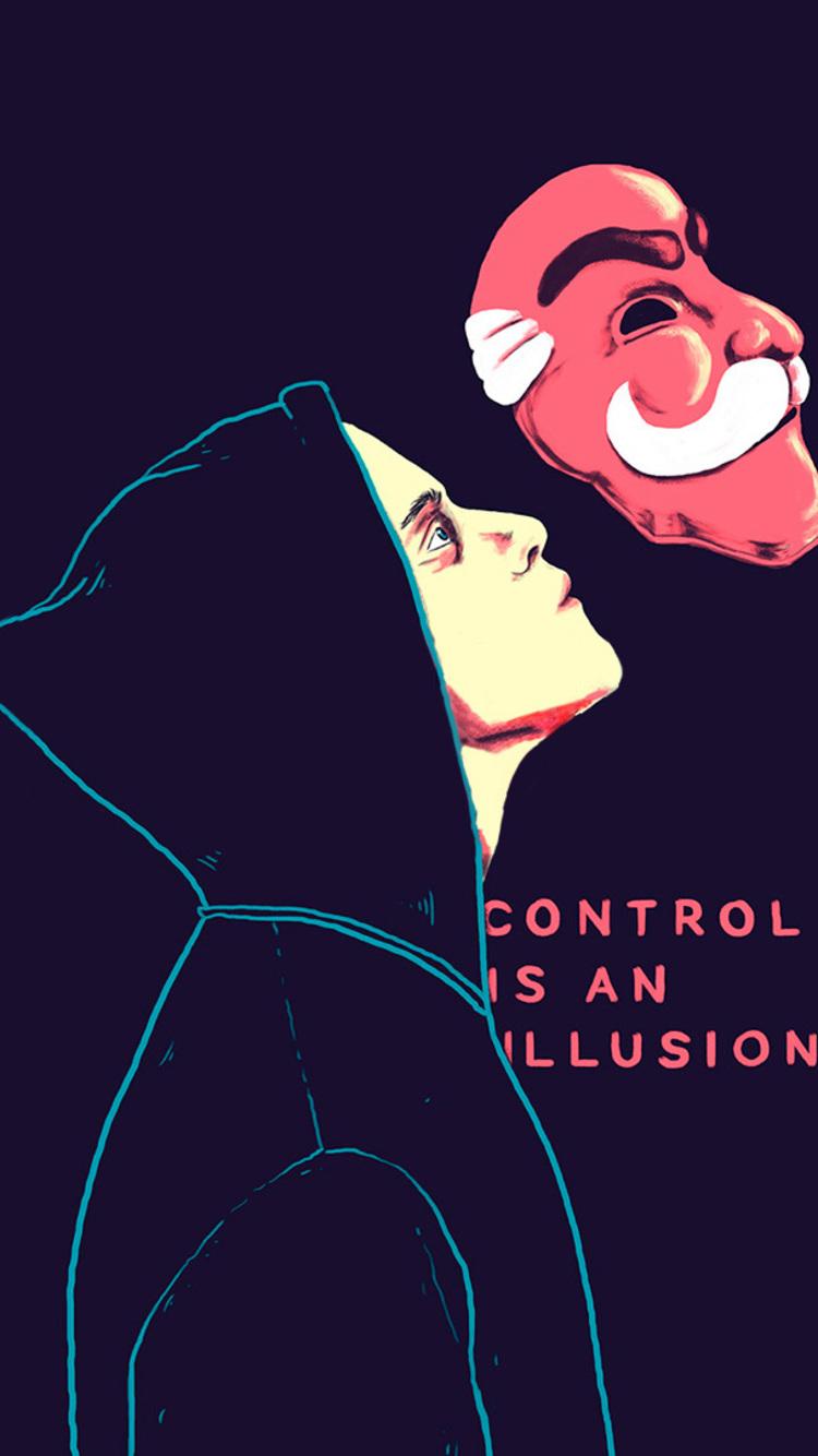 750x1334 Mr Robot Control Is An Illusion iPhone iPhone 6S, iPhone