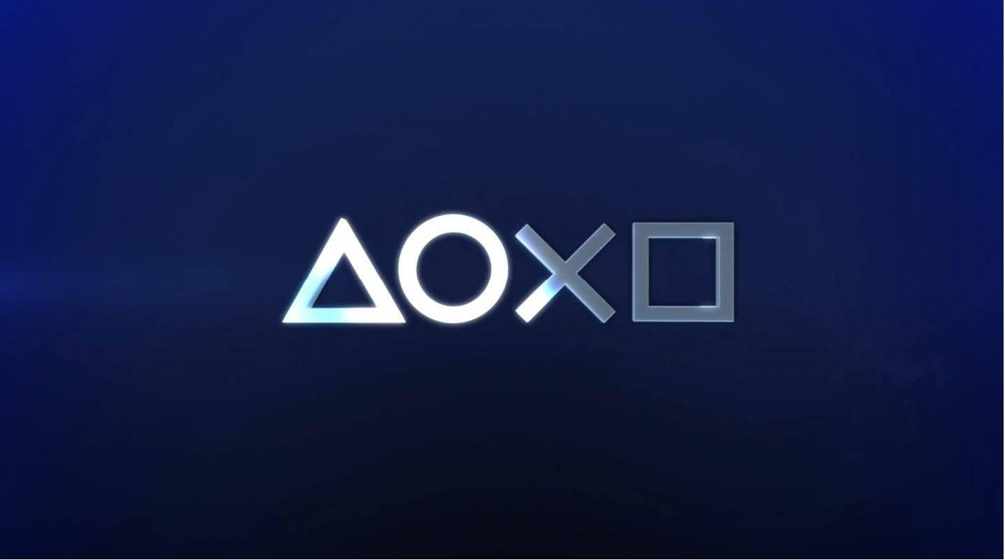 1437x801 Download Ps4 Logo Blue Buttons Wallpaper