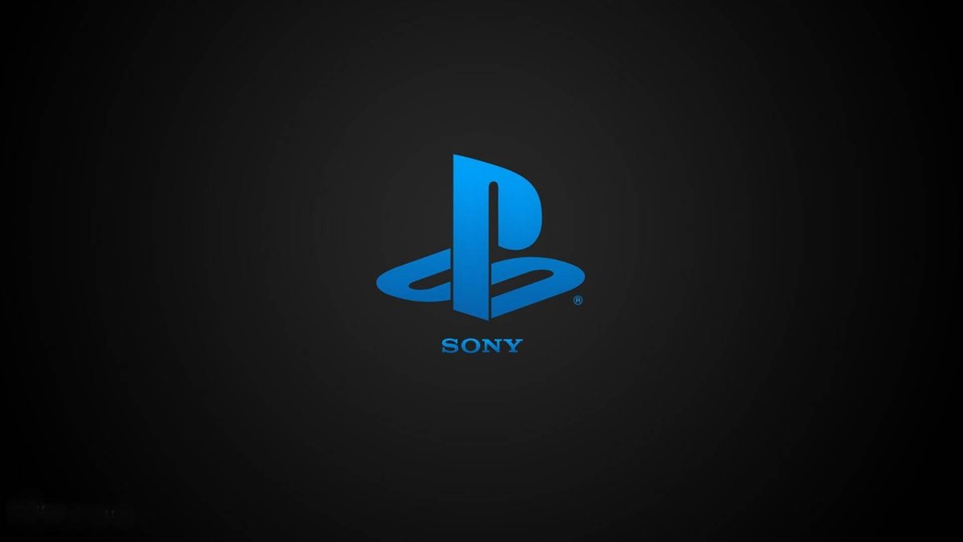 1920x1080 Download Blue 4k Ps4 Logo Over Black Background Wallpaper