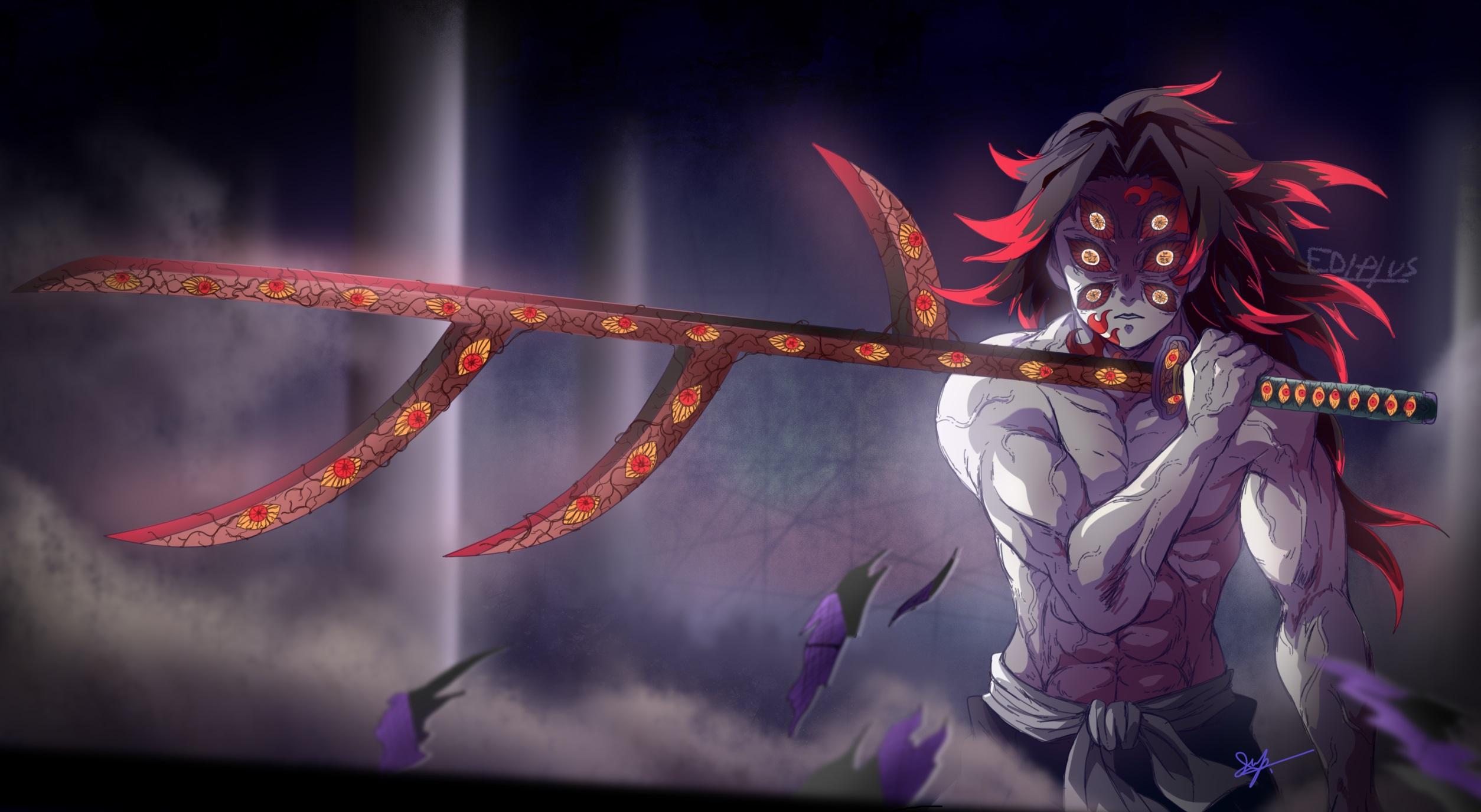 2508x1376 Kokushibo (Demon Slayer) HD Wallpaper and Background