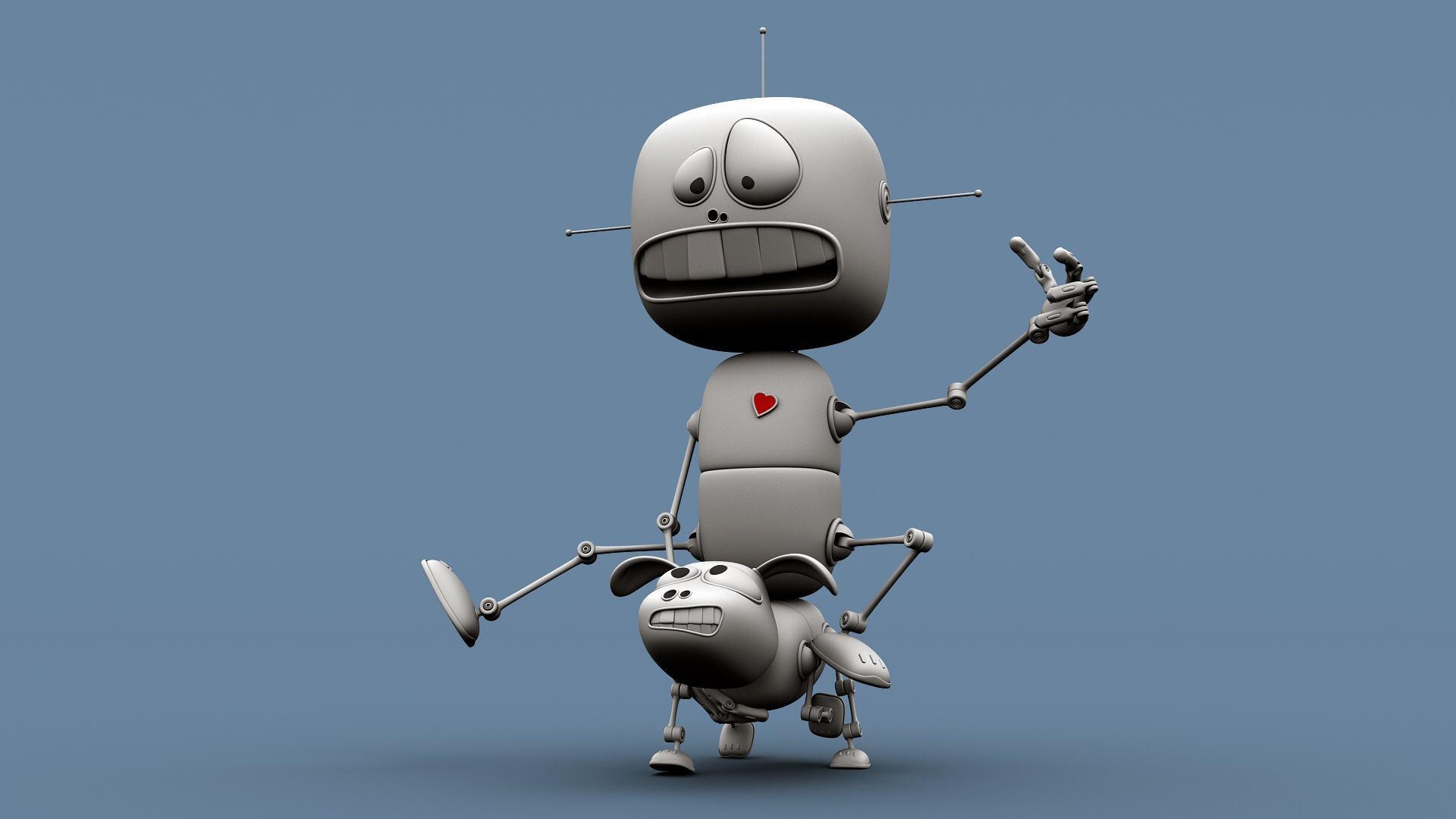 1920x1080 HD Funny 3D Cartoon Background