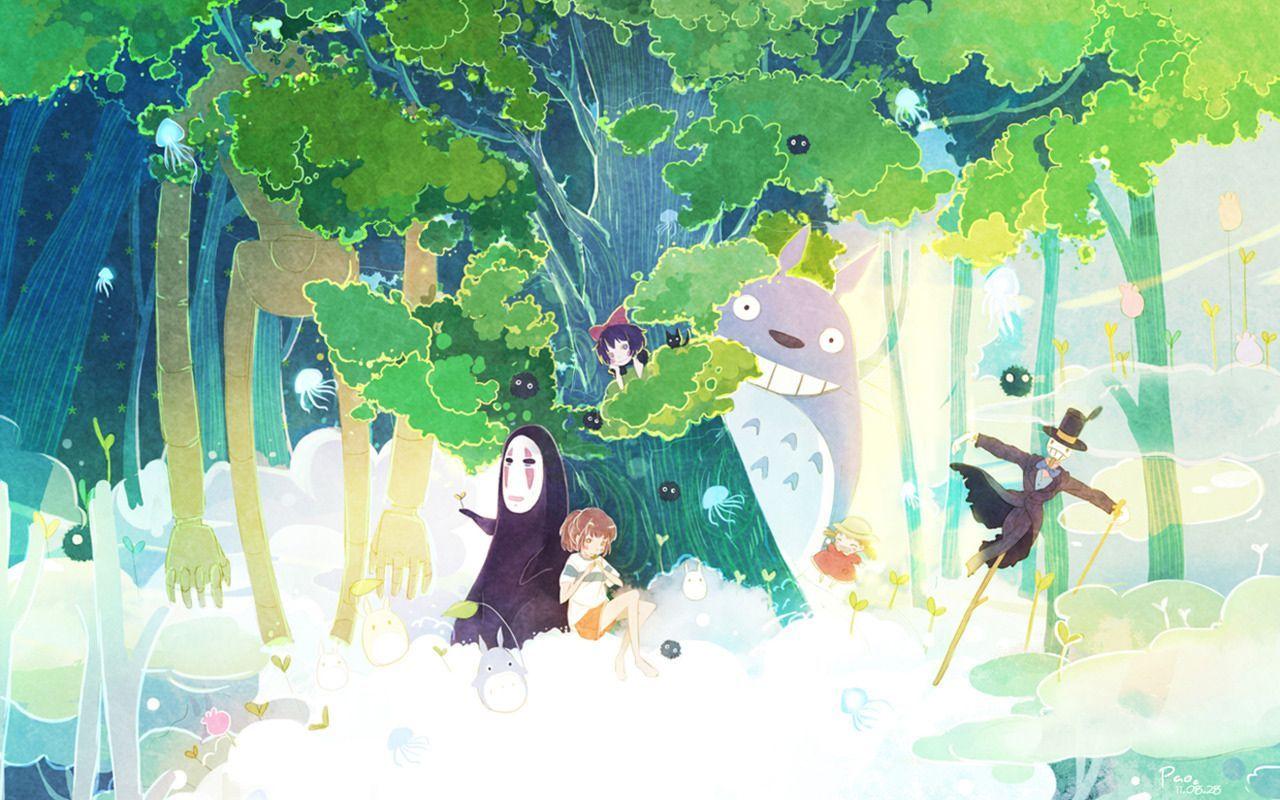 Studio Ghibli Fan Art Wallpapers Top Free Studio Ghibli Fan Art Backgrounds Wallpaperaccess