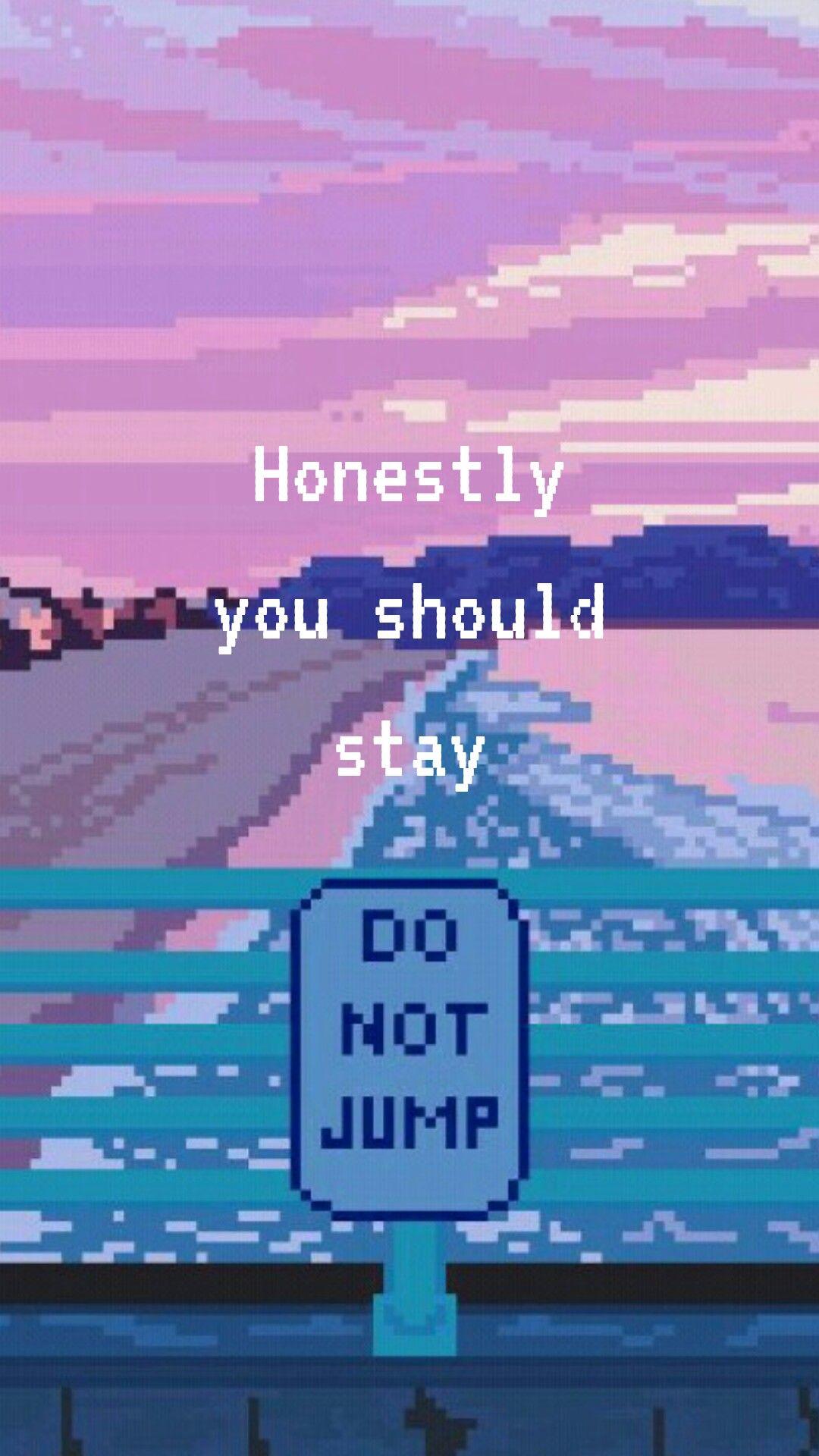 1080x1920 Stay With Me feat Jeremy Zucker. Pixel art landscape, Cool pixel art, Pix art