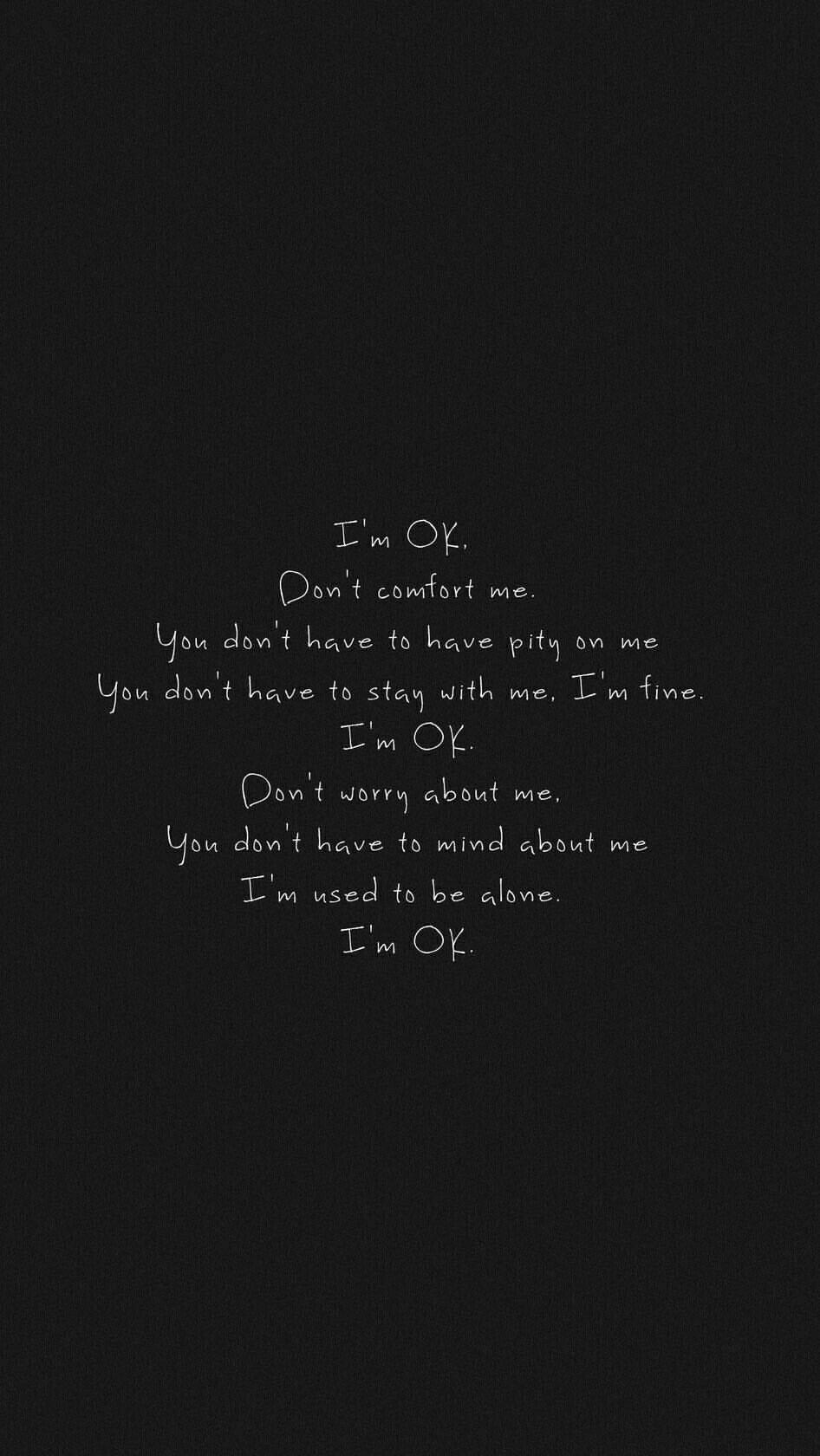 946x1680 Download Black Okay Monologue Wallpaper