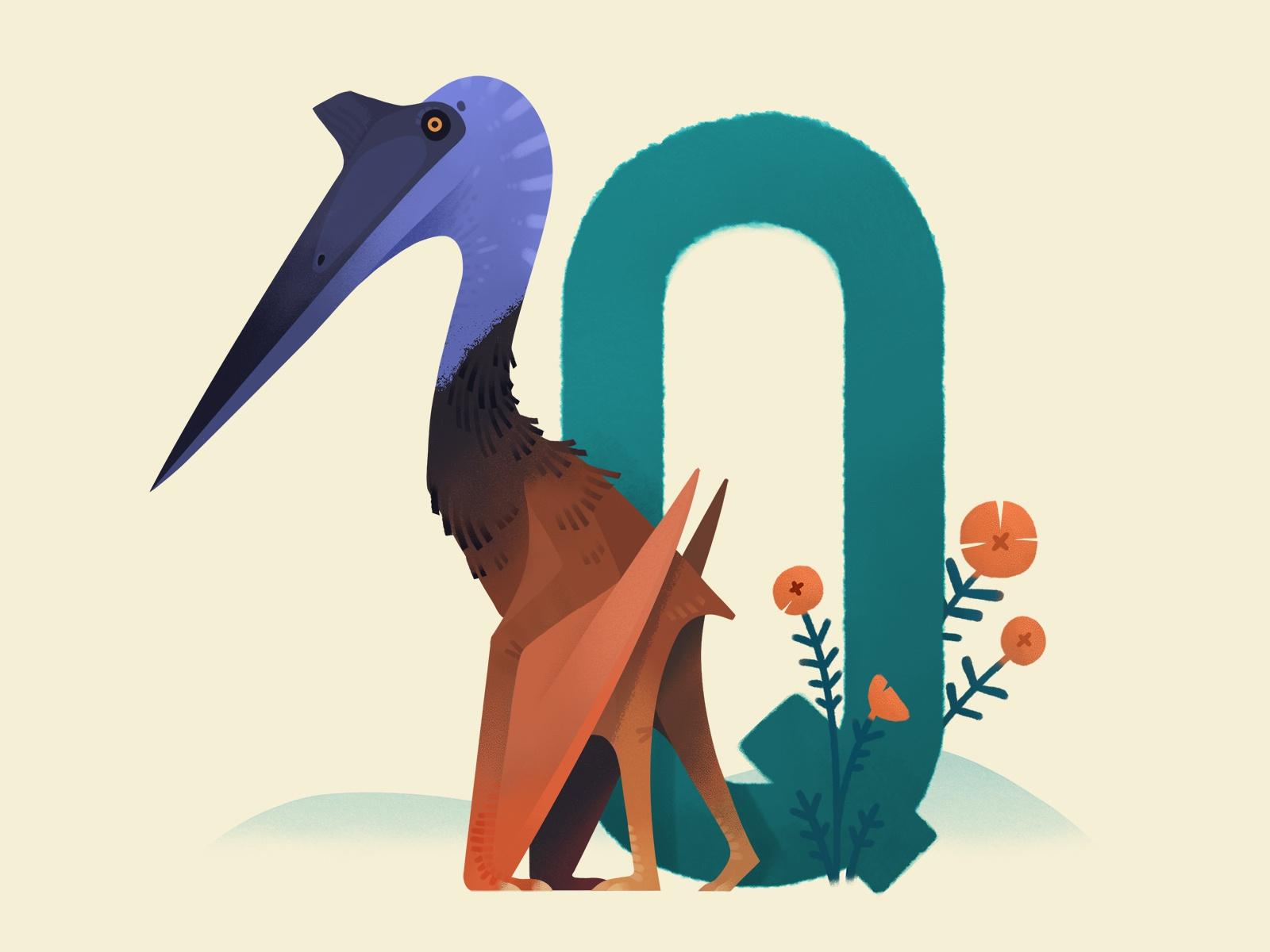 1600x1200 Quetzalcoatlus by Andrew Benson on Dribbble