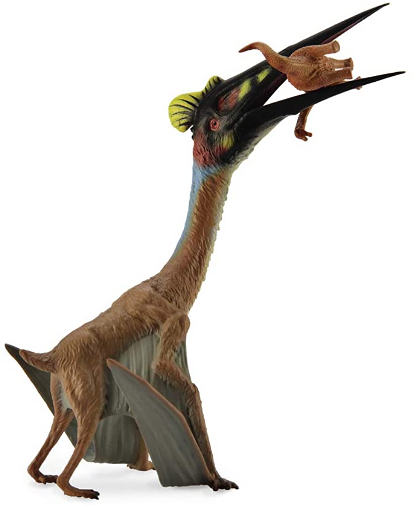 817x1000 CollectA Prehistoric Life Quetzalcoatlus with Prey Dinosaur Toy Figure Approved Hand Painted Model : Toys & Games