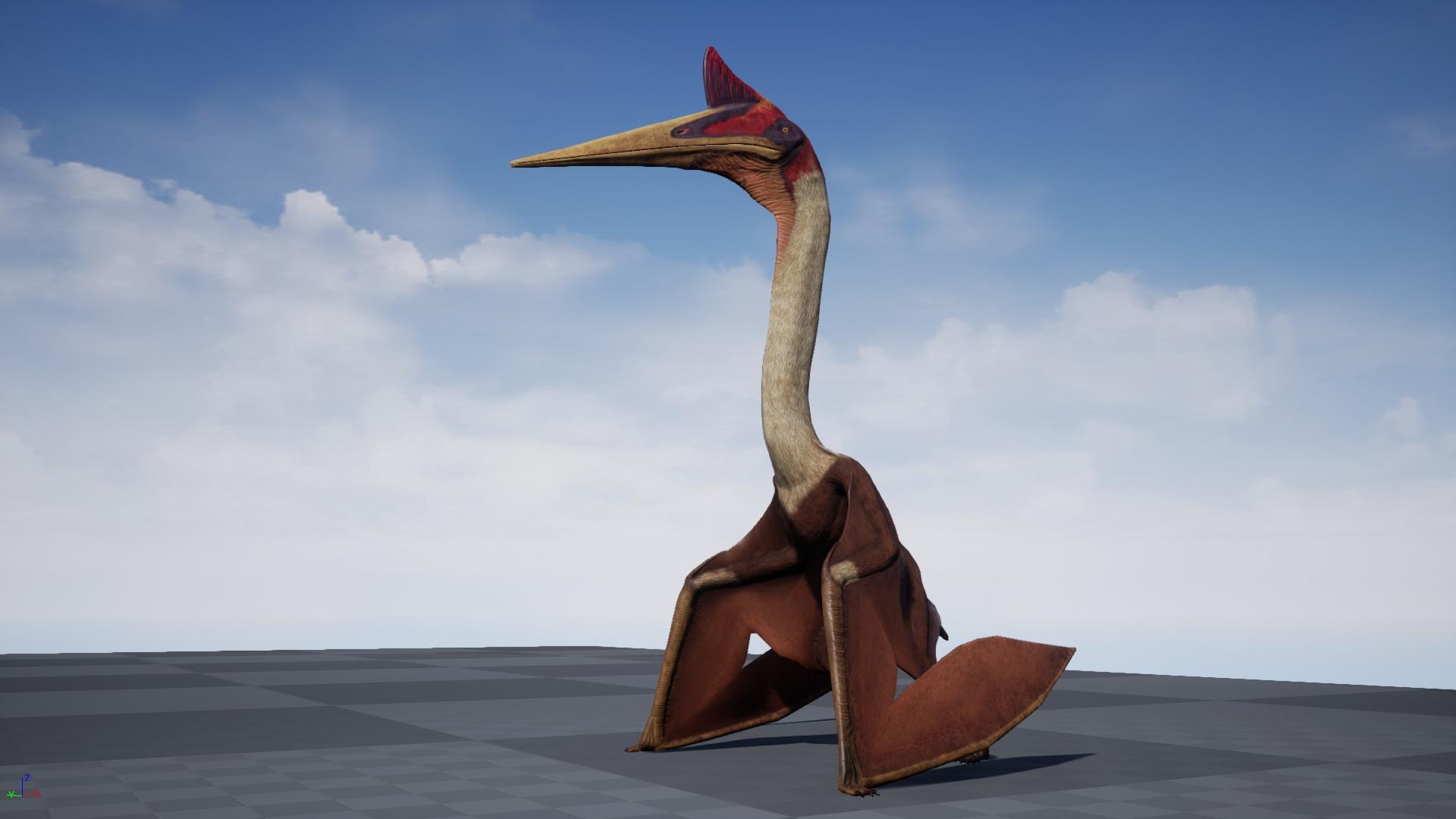1920x1080 Quetzalcoatlus pterosaur in Characters