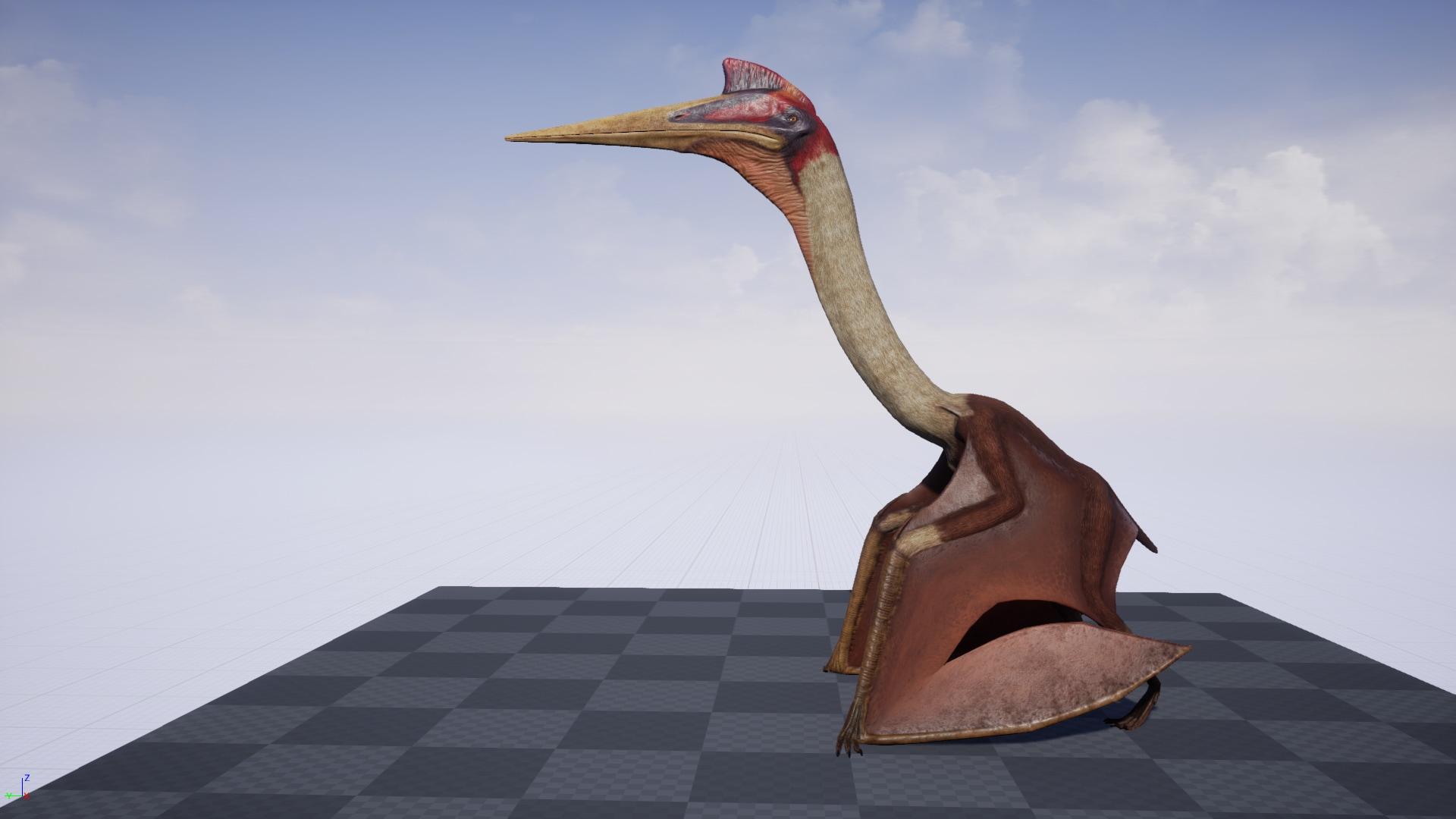 1920x1080 Quetzalcoatlus pterosaur in Characters