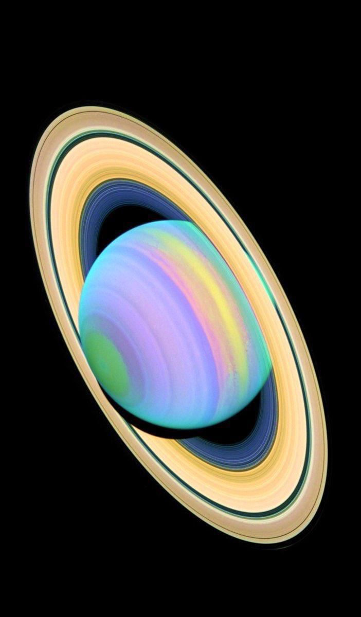 702x1200 Universal Curiosity + Infrared Image Of Saturn, Jupiter, Mercury And Mars By Space Telescope Hubble. Credit: NASA ESA