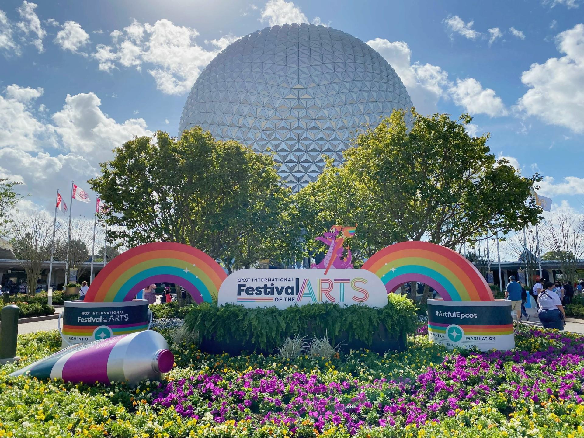 1920x1440 PHOTOS: Decorations Arrive, Chalk Artists Begin Designs for 2022 International Festival of the Arts at EPCOT News Today