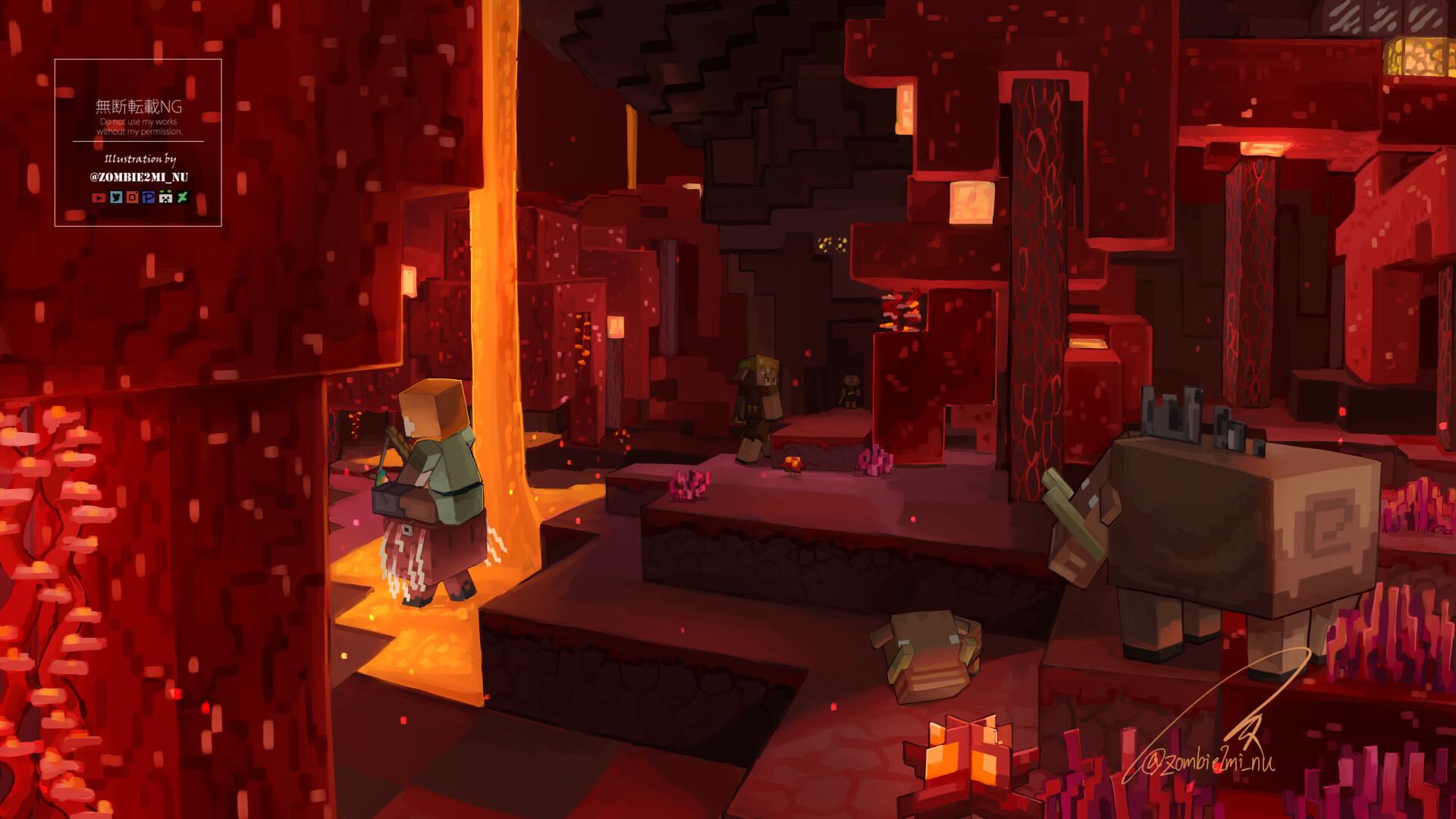 1920x1080 Travel memoirs of The New Nether 05 : Crimson Forest