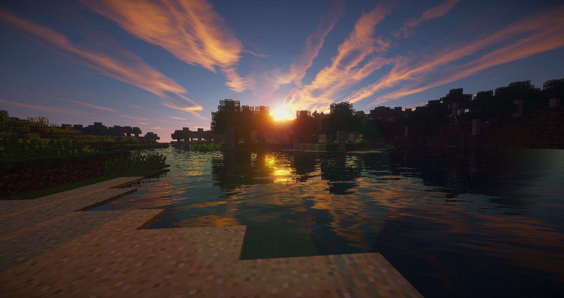 minecraft shader wallpaper hd sphax