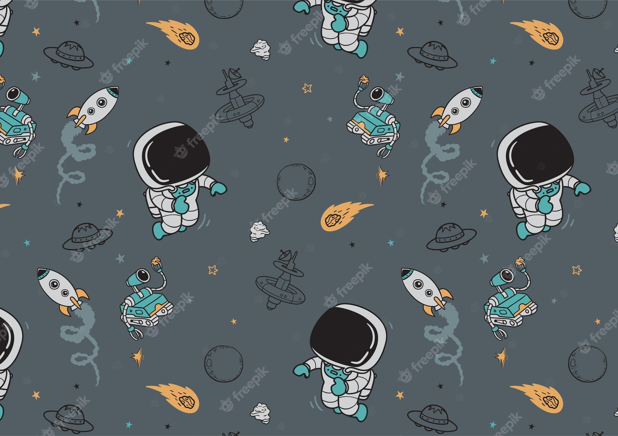 2000x1412 Wallpaper astronaut Vectors & Illustrations for Free Download