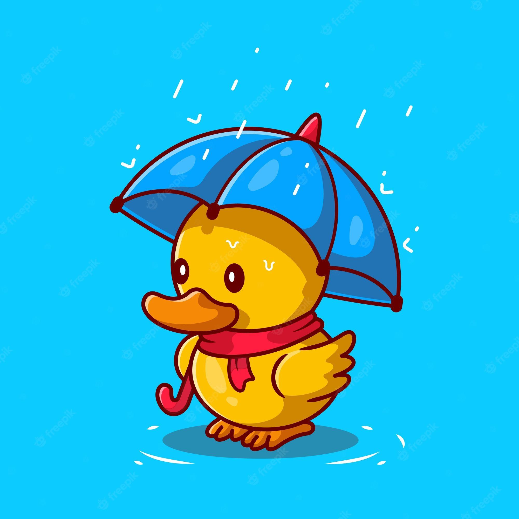 2000x2000 Cartoon Duck Image