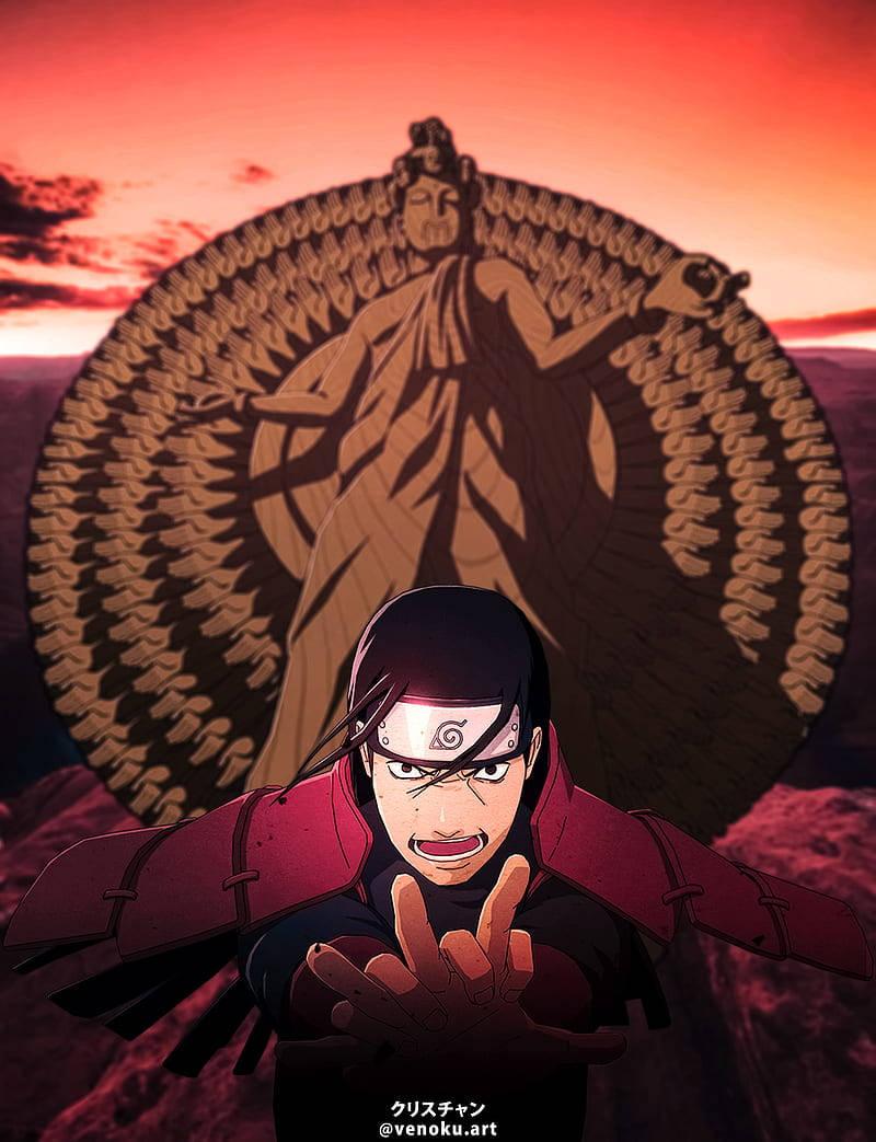 800x1043 Download Hashirama Phone 1000 Hands Buddha Looming Wallpaper