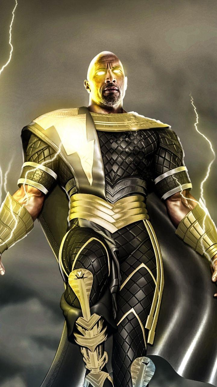 720x1280 Black Adam The Rock Art HD Best Wallpaper HD