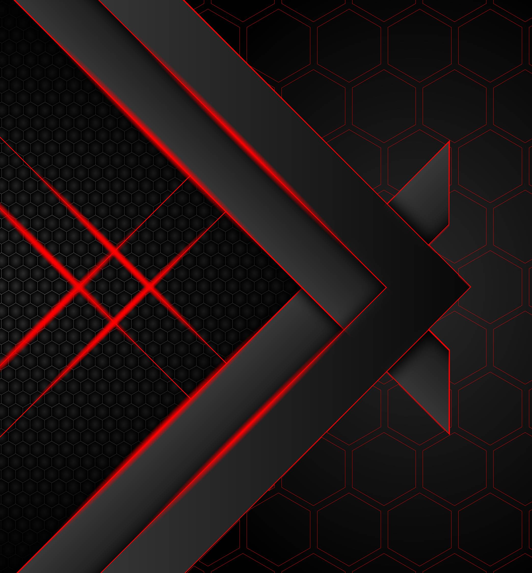 2088x2250 Futuristic Dark Hexagon 10K 2088x2250 Resolution Wallpaper, HD Abstract 4K Wallpaper, Image, Photo and Background