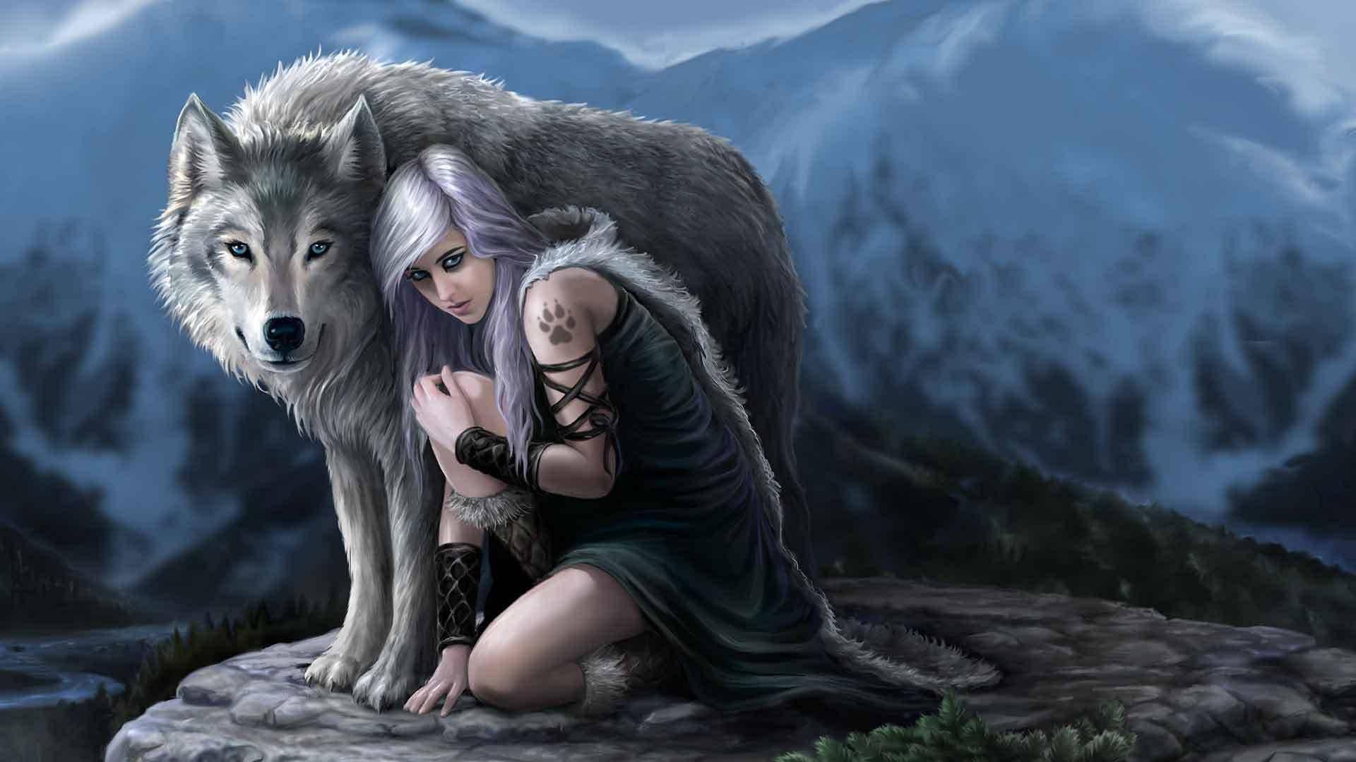 1920x1080 Free Wolf Girl Wallpaper Downloads, Wolf Girl Wallpaper for FREE
