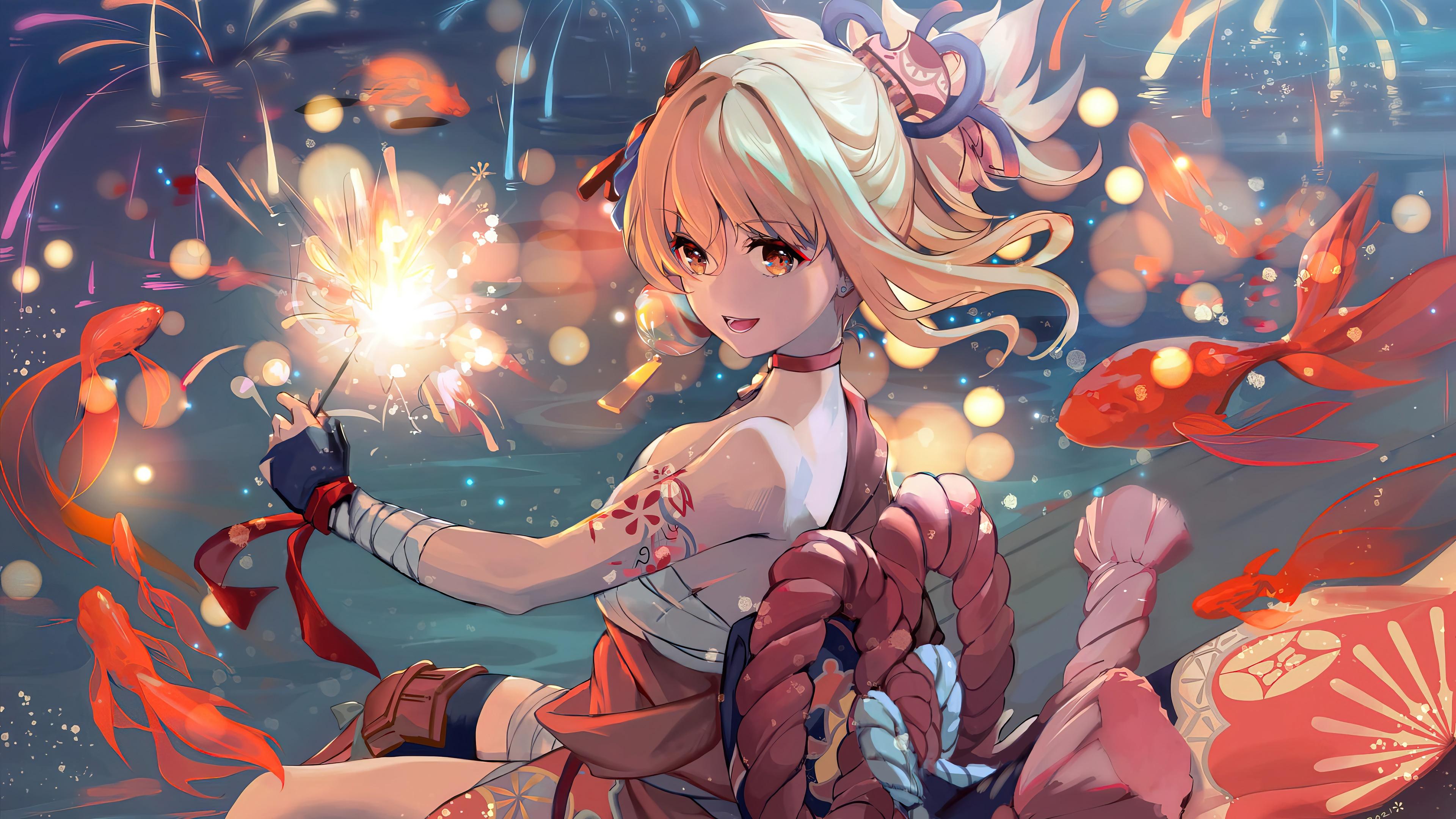 3840x2160 yoimiya, genshin impact, game, 4k, pc Gallery HD Wallpaper