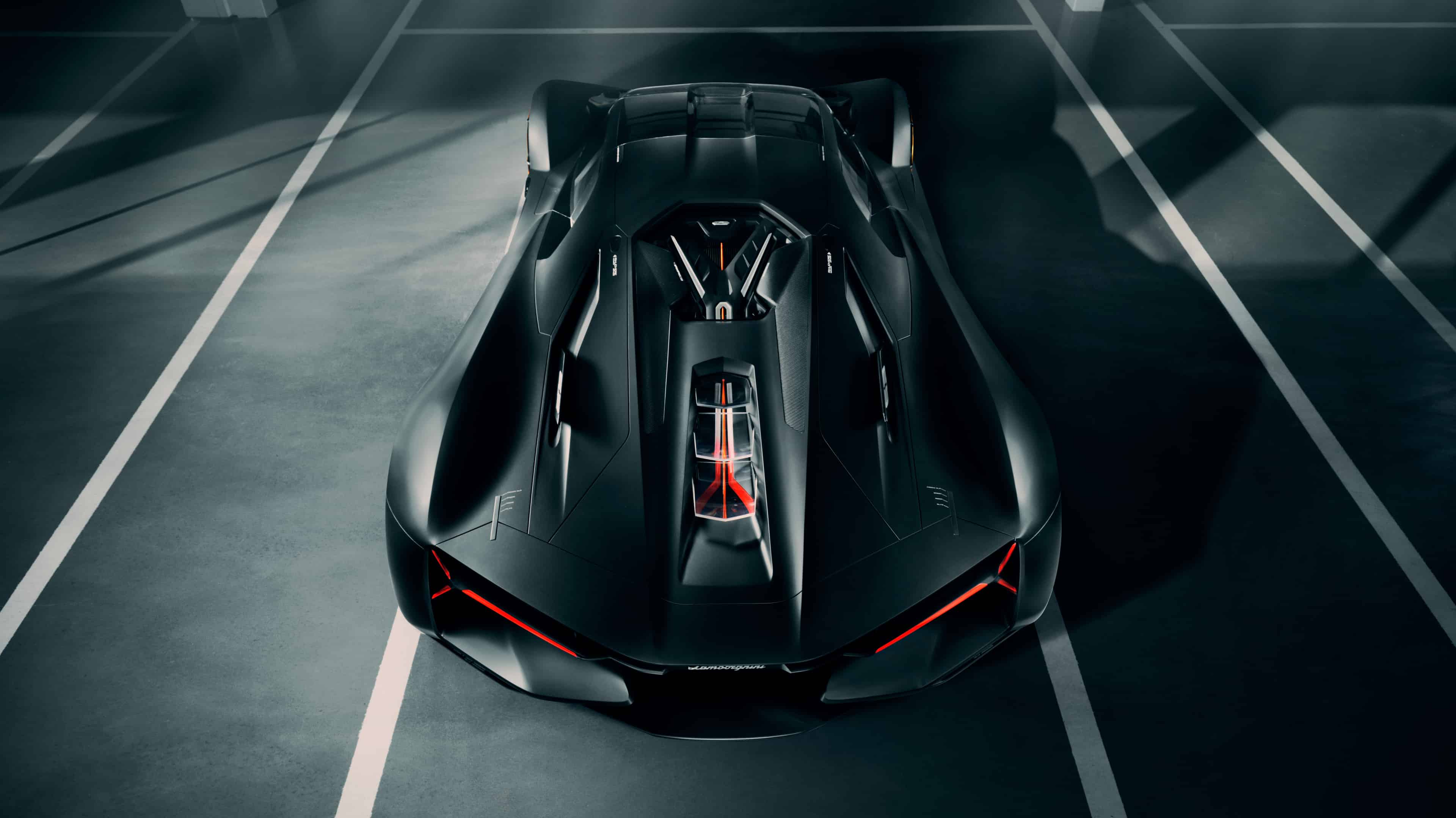 3840x2160 Lamborghini Terzo Millennio Back UHD 4K Wallpaper