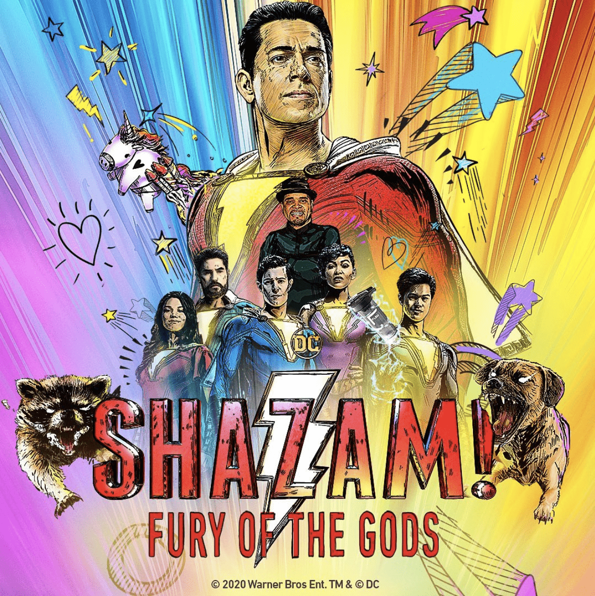 1194x1196 Shazam! Fury Of The Gods Wallpaper