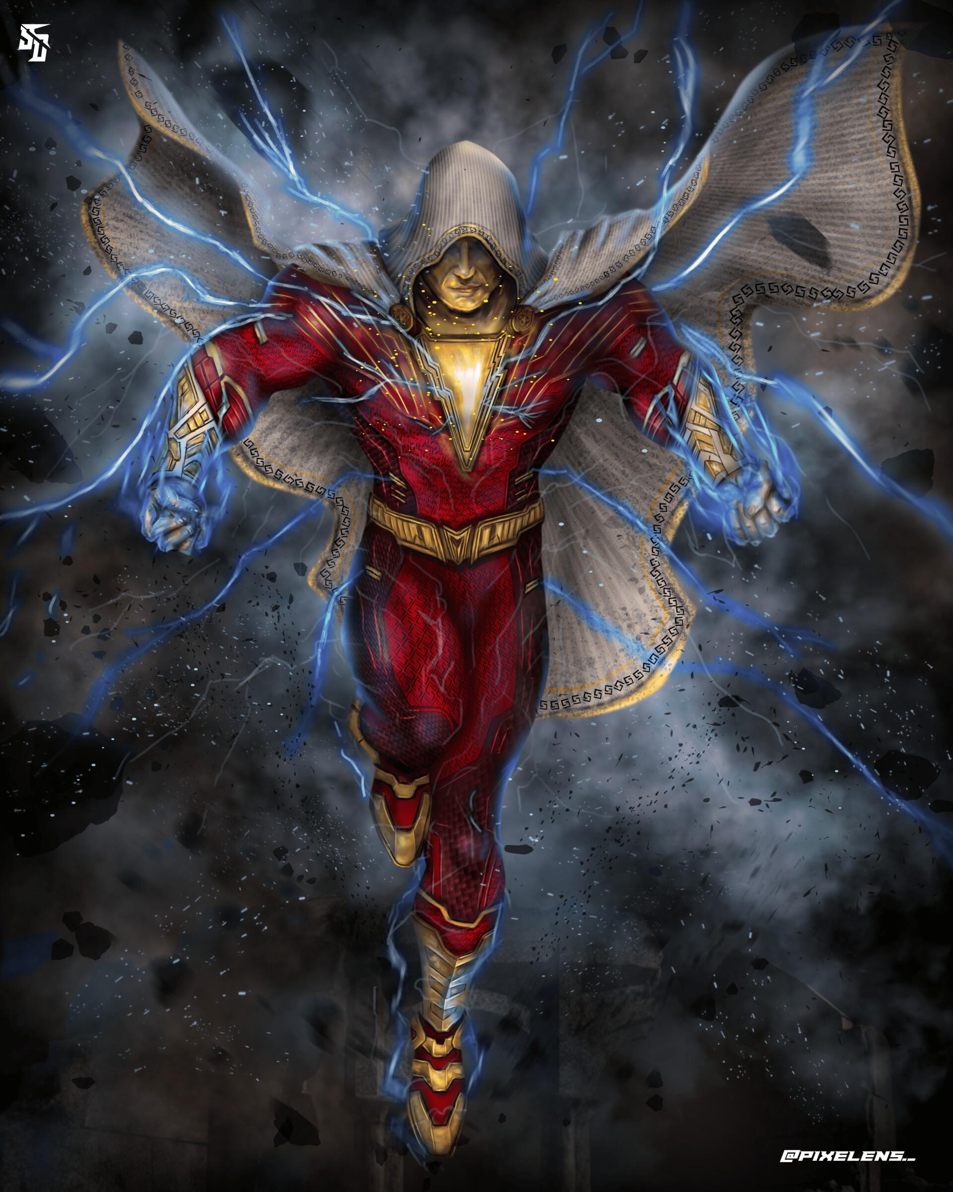 1920x2400 Shazam Fury of the Gods Concept art work