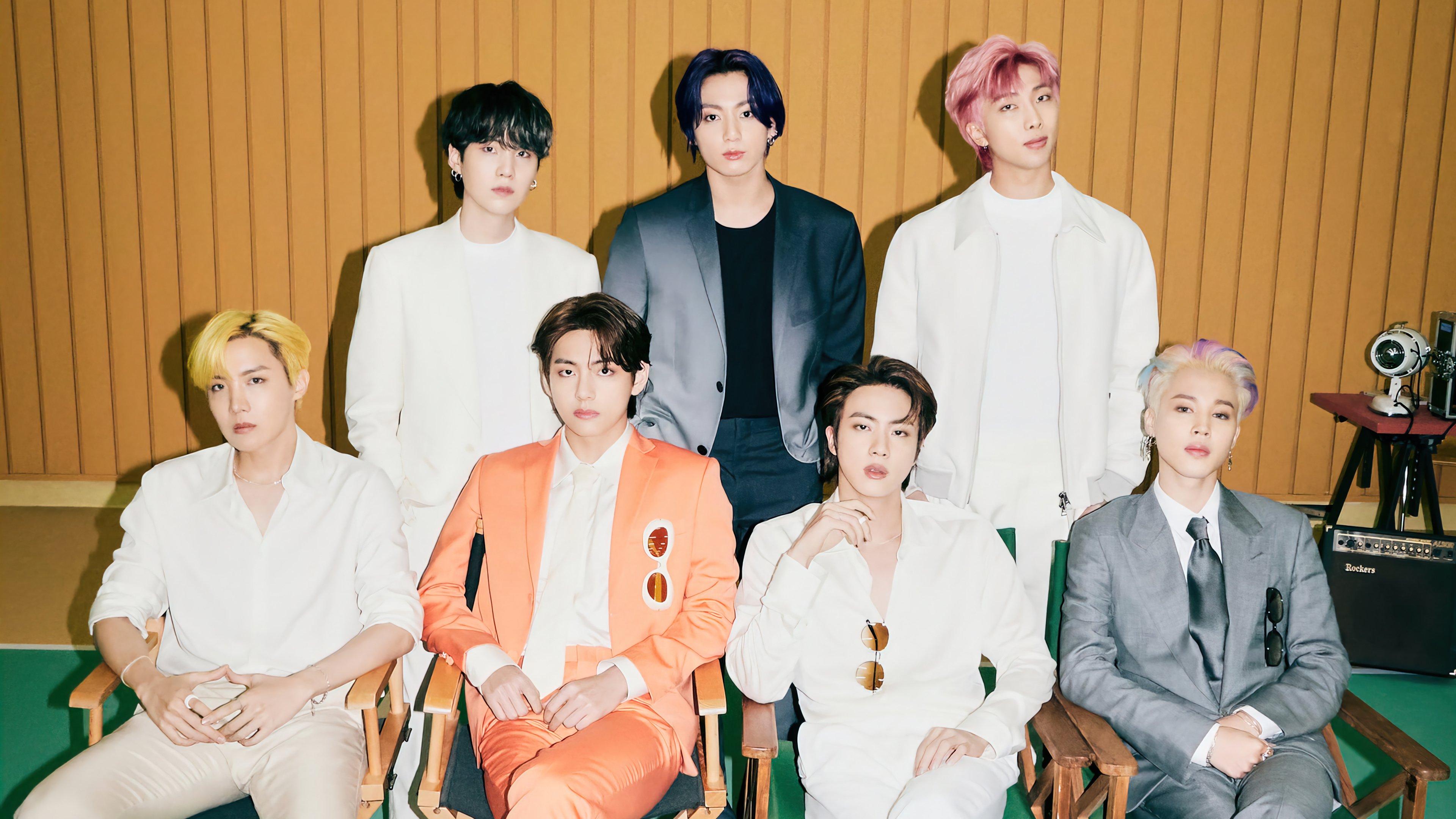 3840x2160 BTS members Butter Wallpaper 4k for Desktop