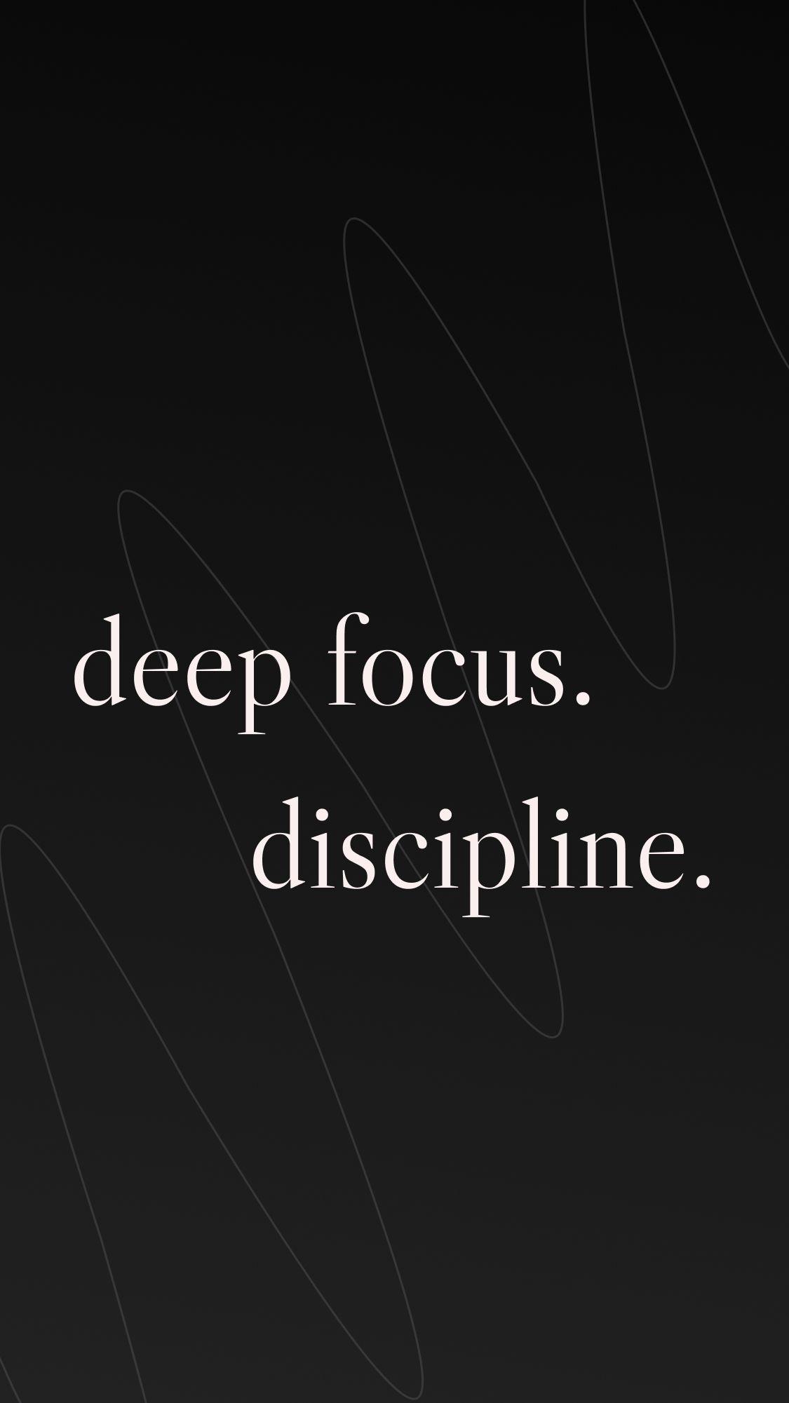 Discipline quote mobile wallpaper - VIVE CON STYLE