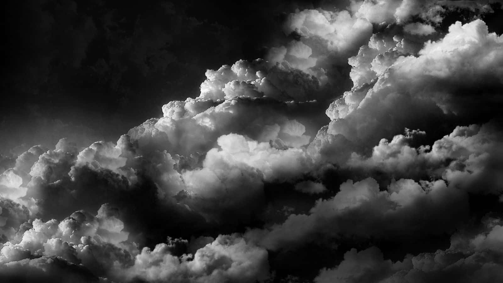 1600x900 Free Black And White Cloud Wallpaper Downloads, Black And White Cloud Wallpaper for FREE
