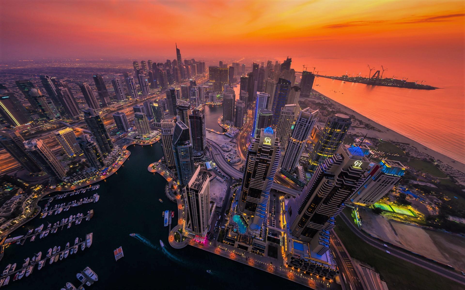 1920x1200 Aerial View of Dubai