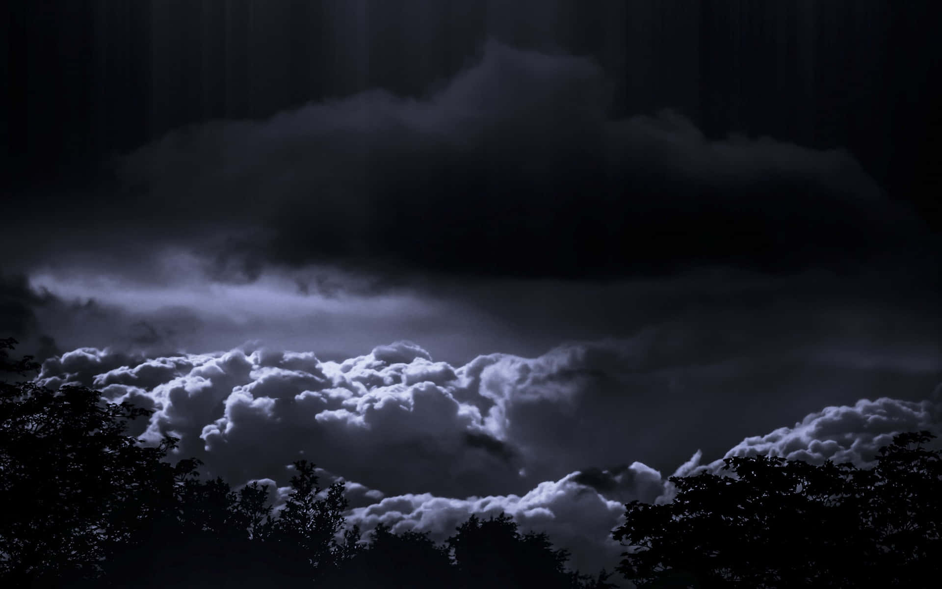 1920x1200 Download Black And White Cloud Dark Sky Wallpaper