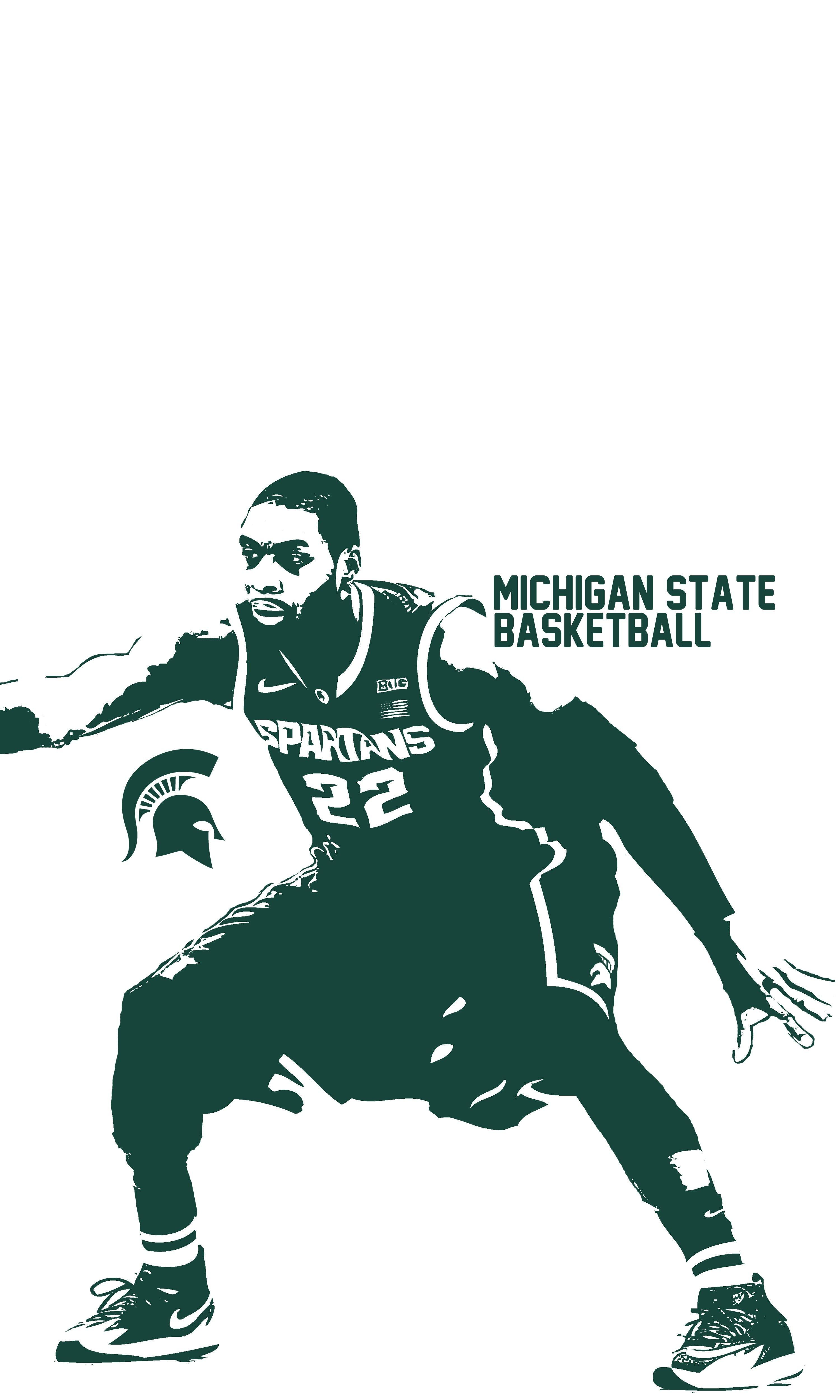 3000x5000 Michigan State Basketball Wallpaper