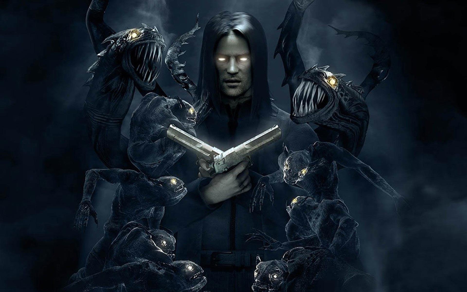 1920x1200 dark monster Wallpaper Background
