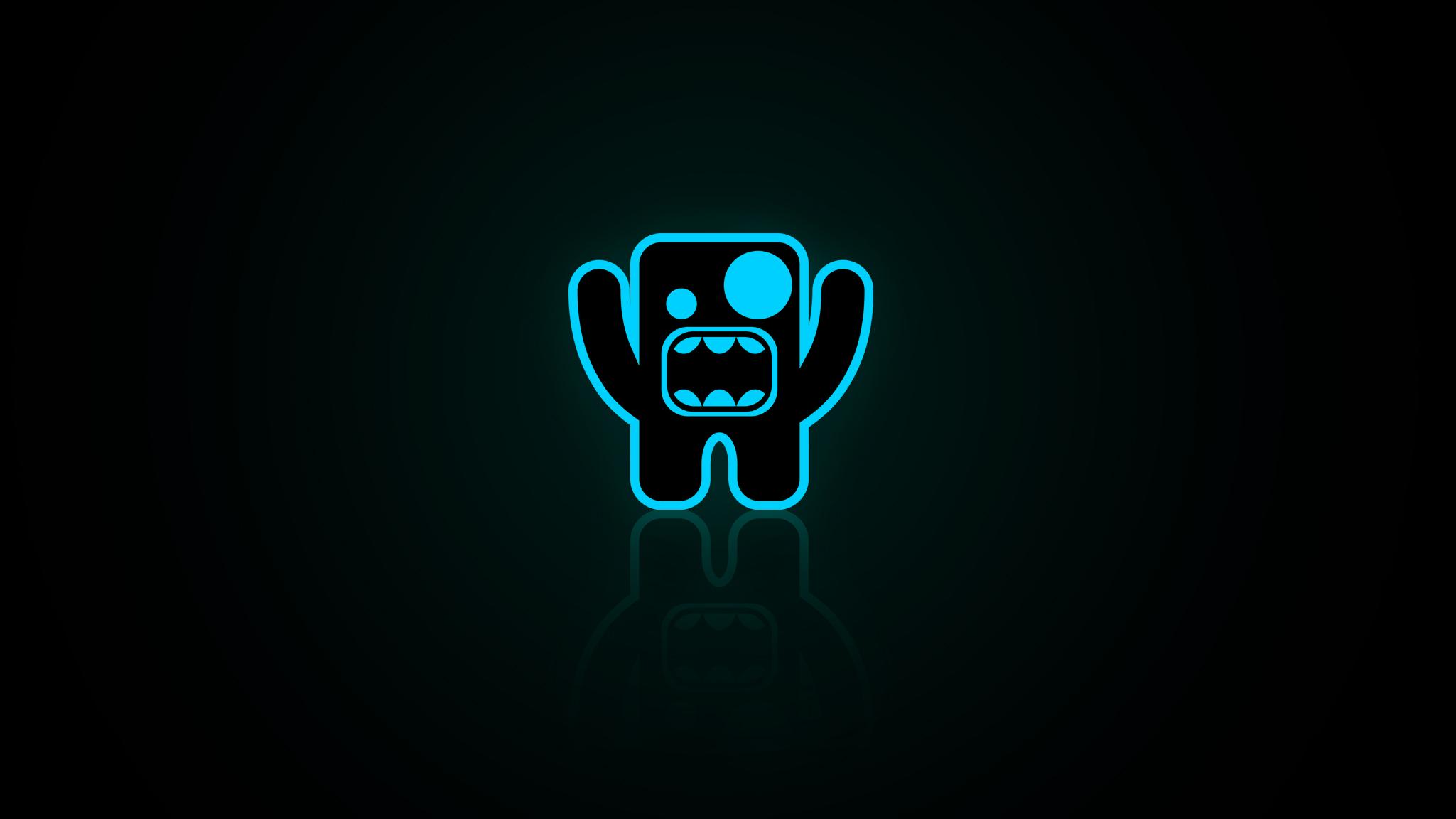 2049x1152 monster, minimalism, minimalist, hd, dark, Gallery HD Wallpaper