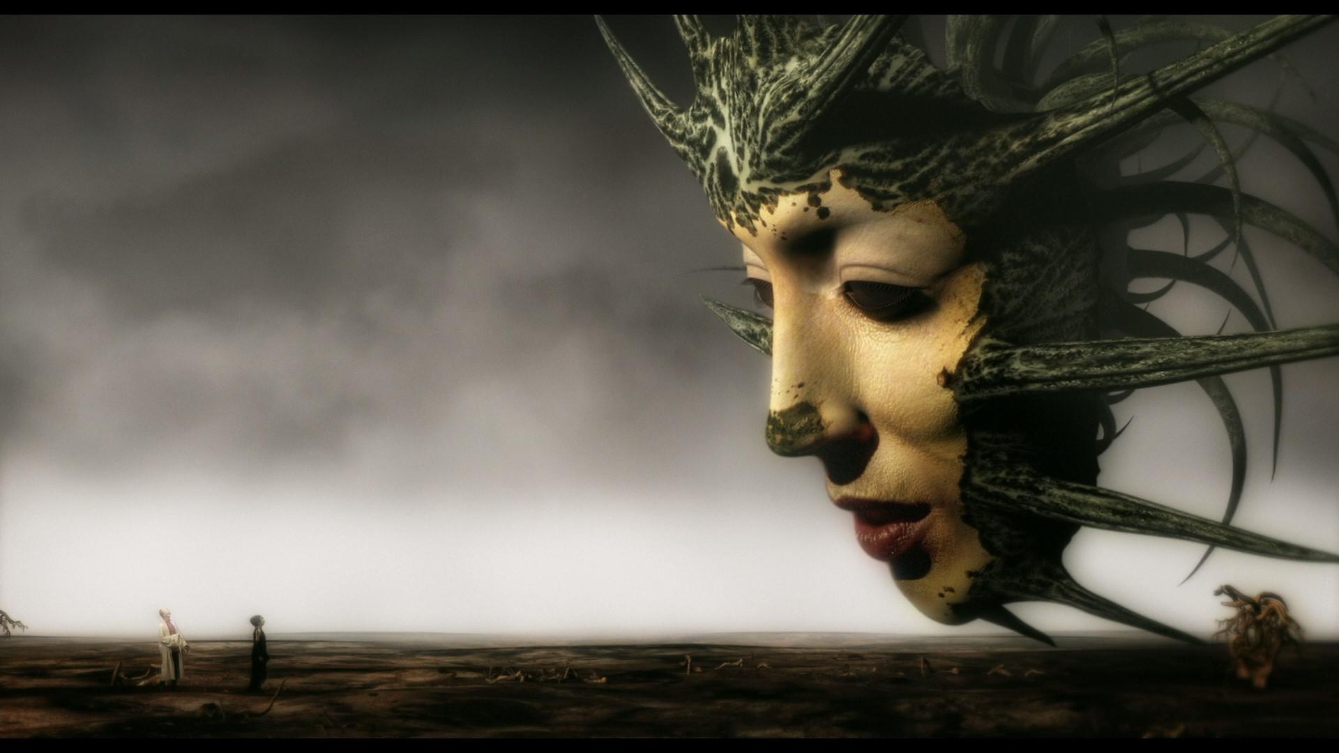 1920x1080 Mirrormask Movies Fantasy Face Eyes Mask Dark Monster Demon Creepy Wallpaper At Dark Wallpaper