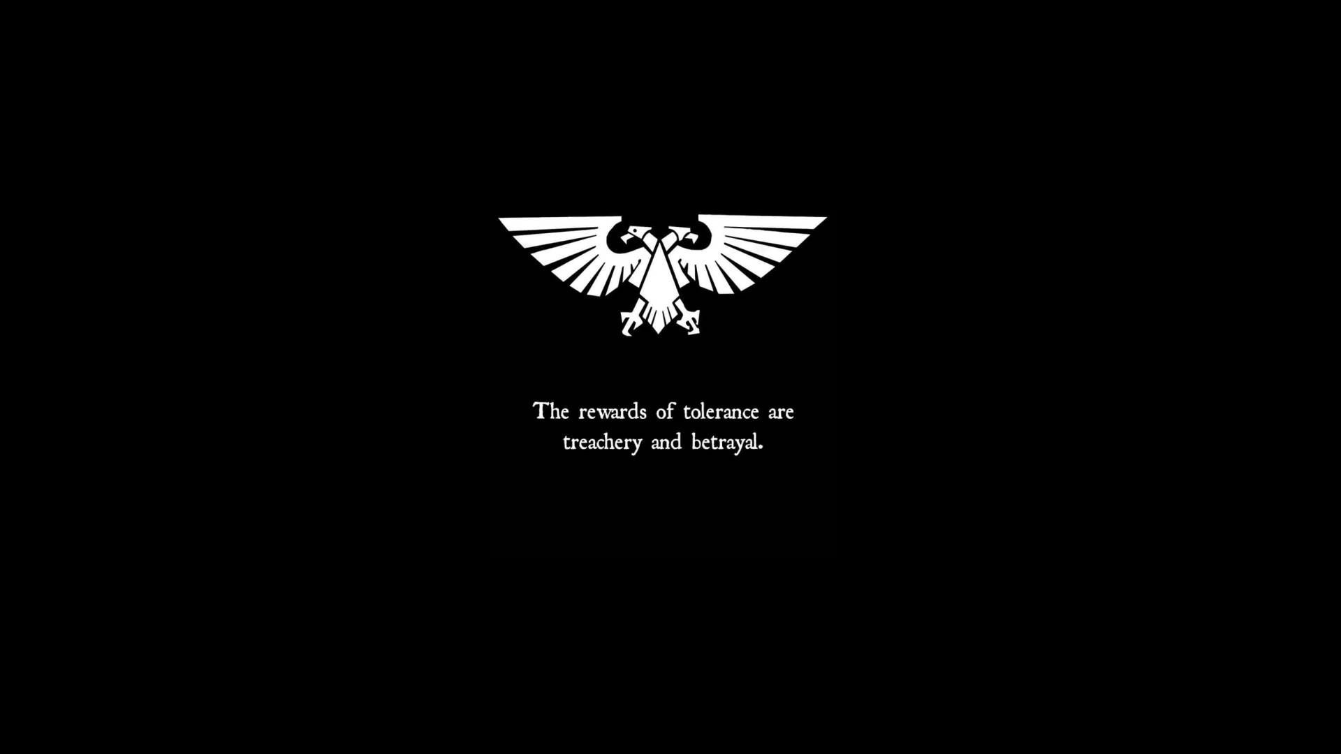 1920x1080 imperial guard, Warhammer, Warhammer simple background, quote, Imperium of Man, black background, text Gallery HD Wallpaper