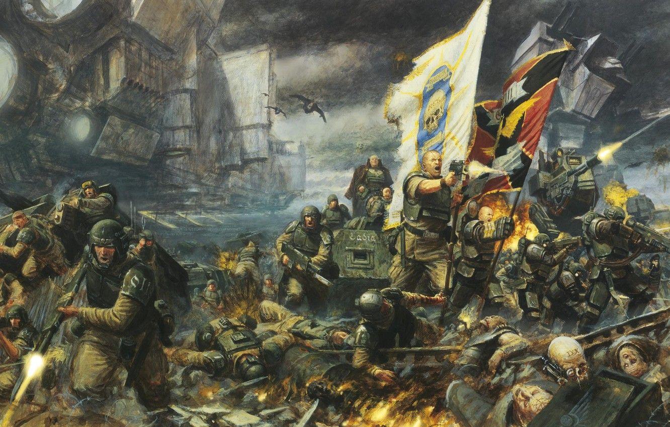 1332x850 Imperial Guard Wallpaper