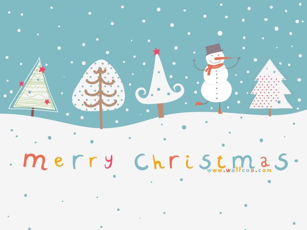1024x768 Cute Christmas Wallpaper