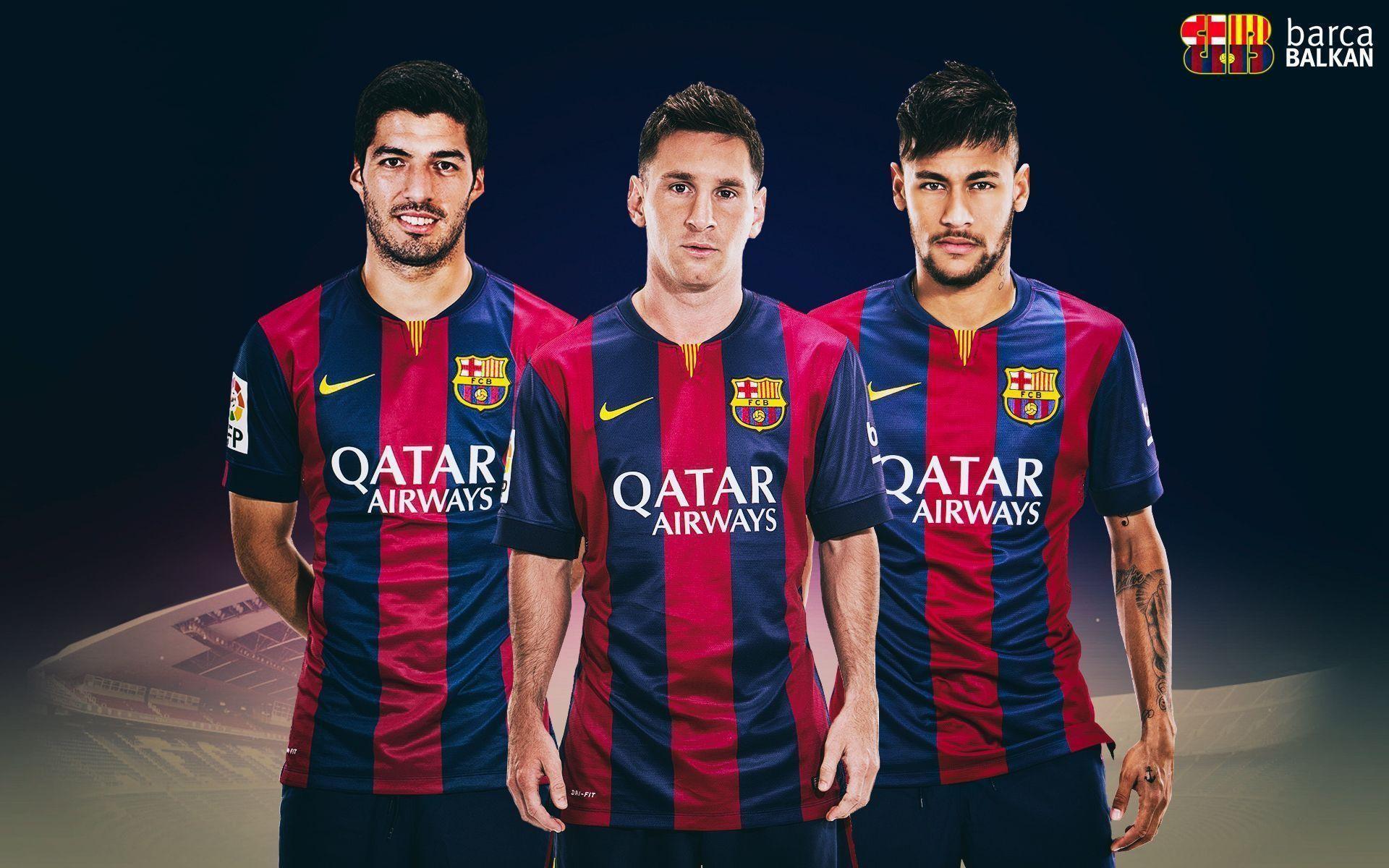 1920x1200 Messi Suarez Neymar Wallpaper