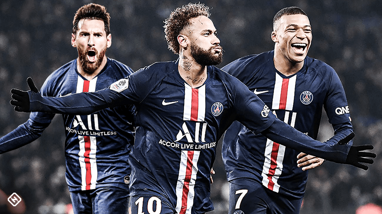 1280x720 Kylian Mbappe Lionel Messi Neymar HD PSG Wallpaper