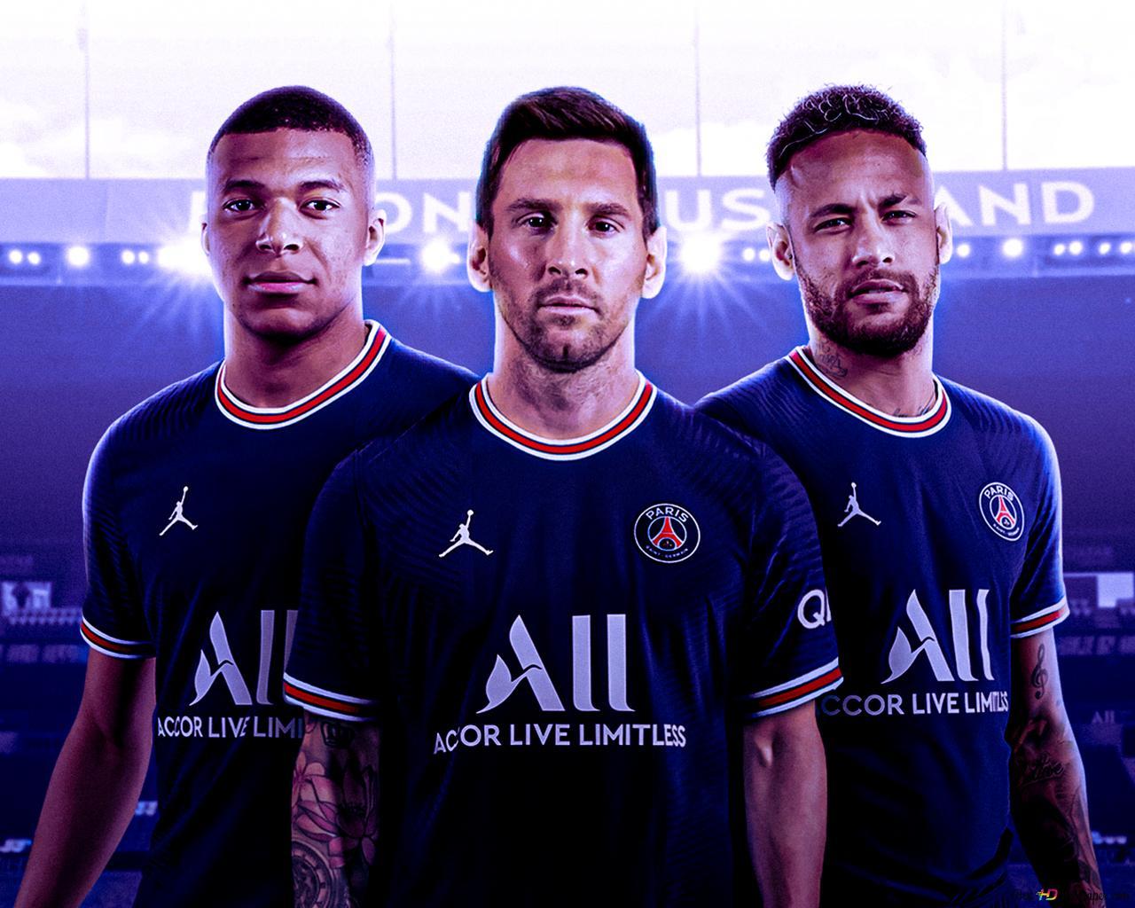 1280x1024 PSG Neymar Mbappe HD wallpaper download