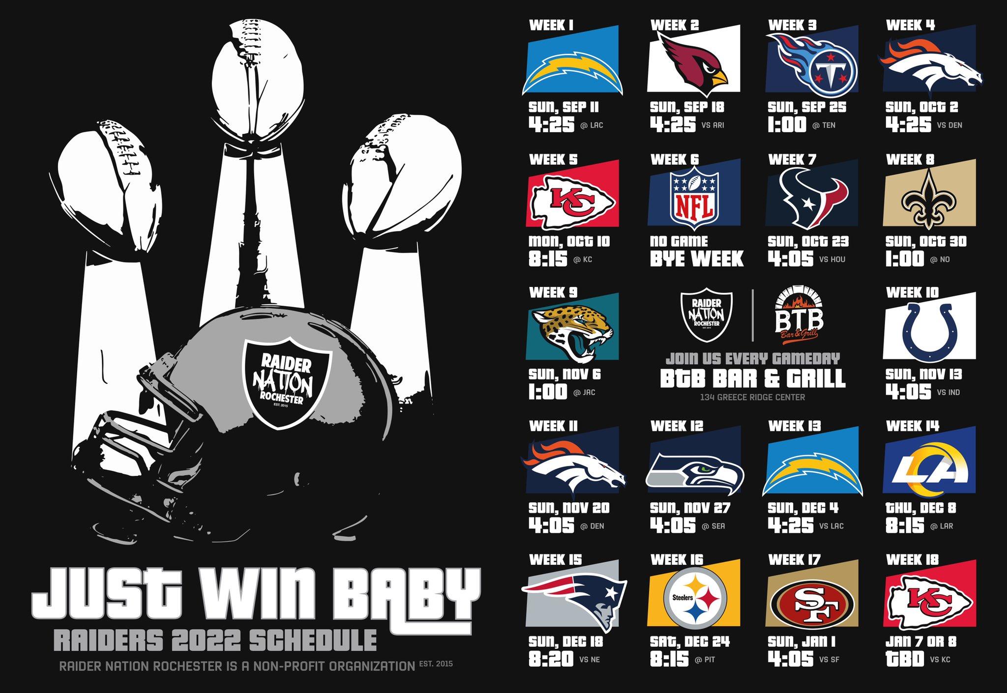 2048x1410 Raider Nation ROC pursuit for Lombardi Trophy number 4 begins on Sunday, September 11th in Los Angeles, vs the Chargers!