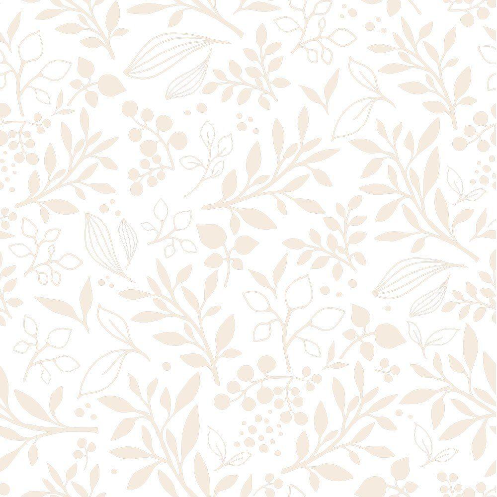 1000x1000 SIMPLE Subtle Flowers Beige Wallpaper Sample.com Wallstickers And Wallpaper Online Store