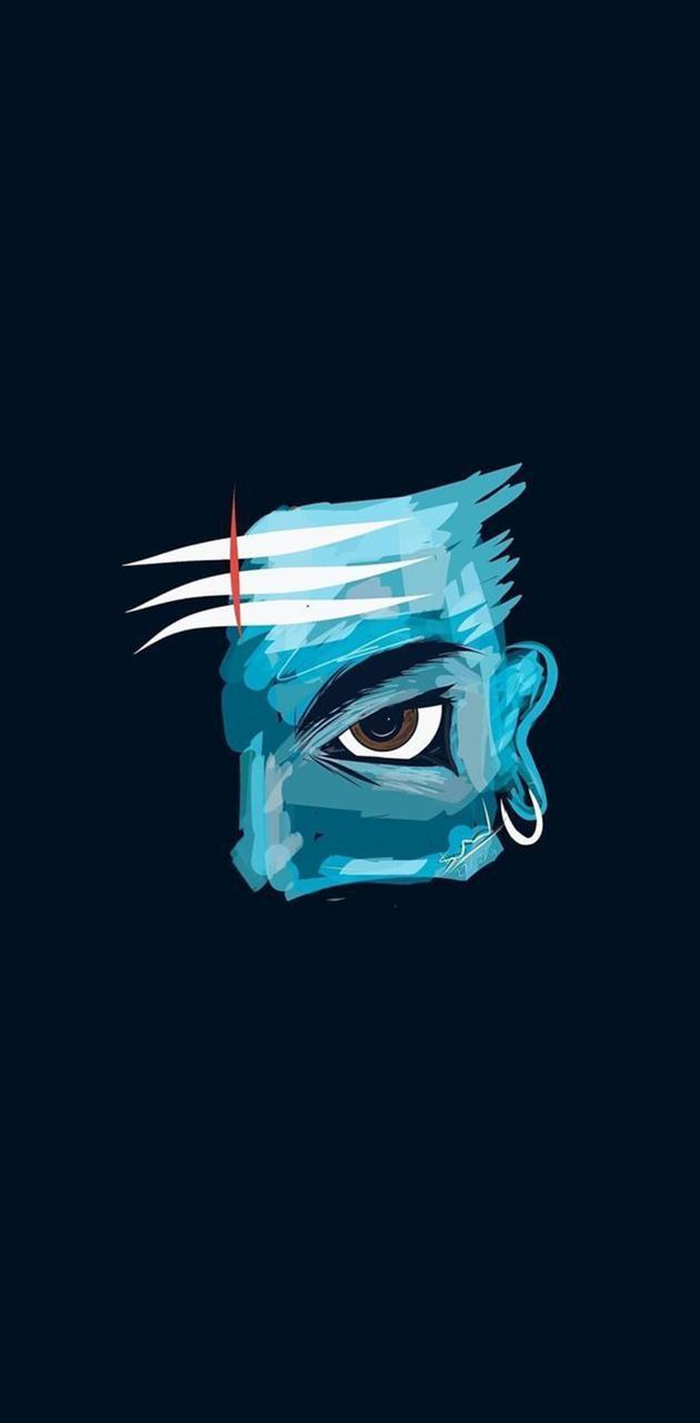 630x1280 Shiva art wallpaper